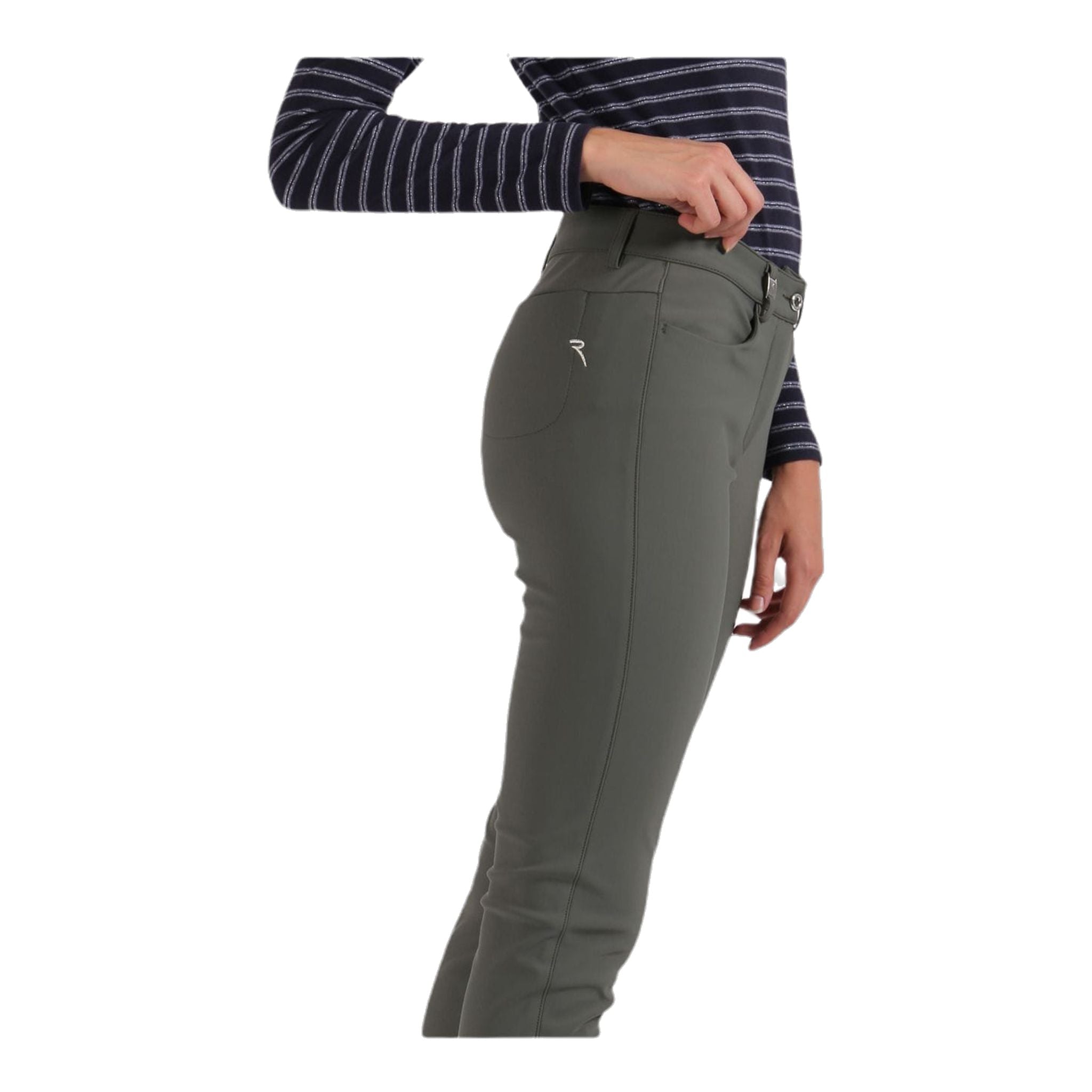 Chervo W Pantaloni Squotta Olive Donna