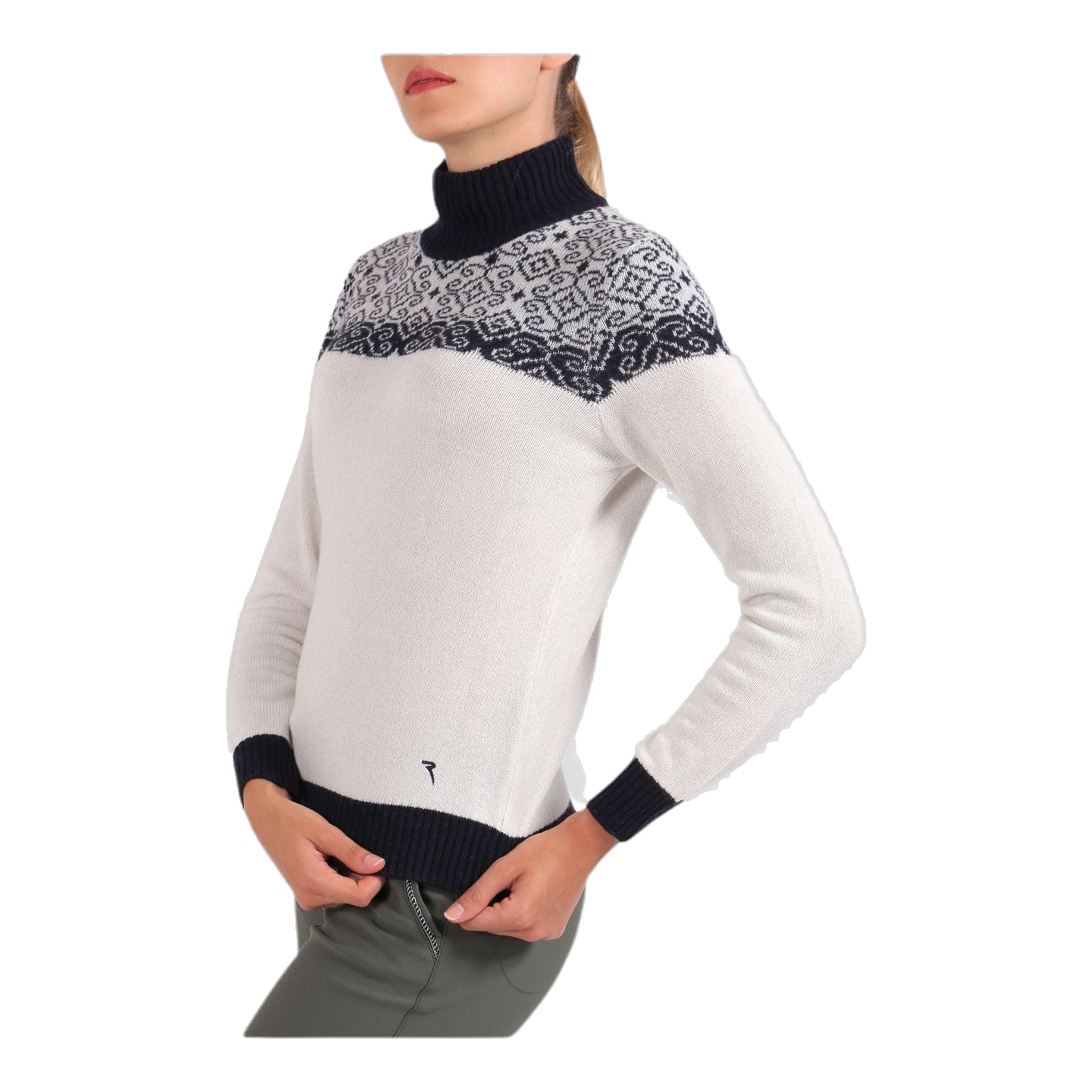 Chervo W Pullover Naka Bianco Donna