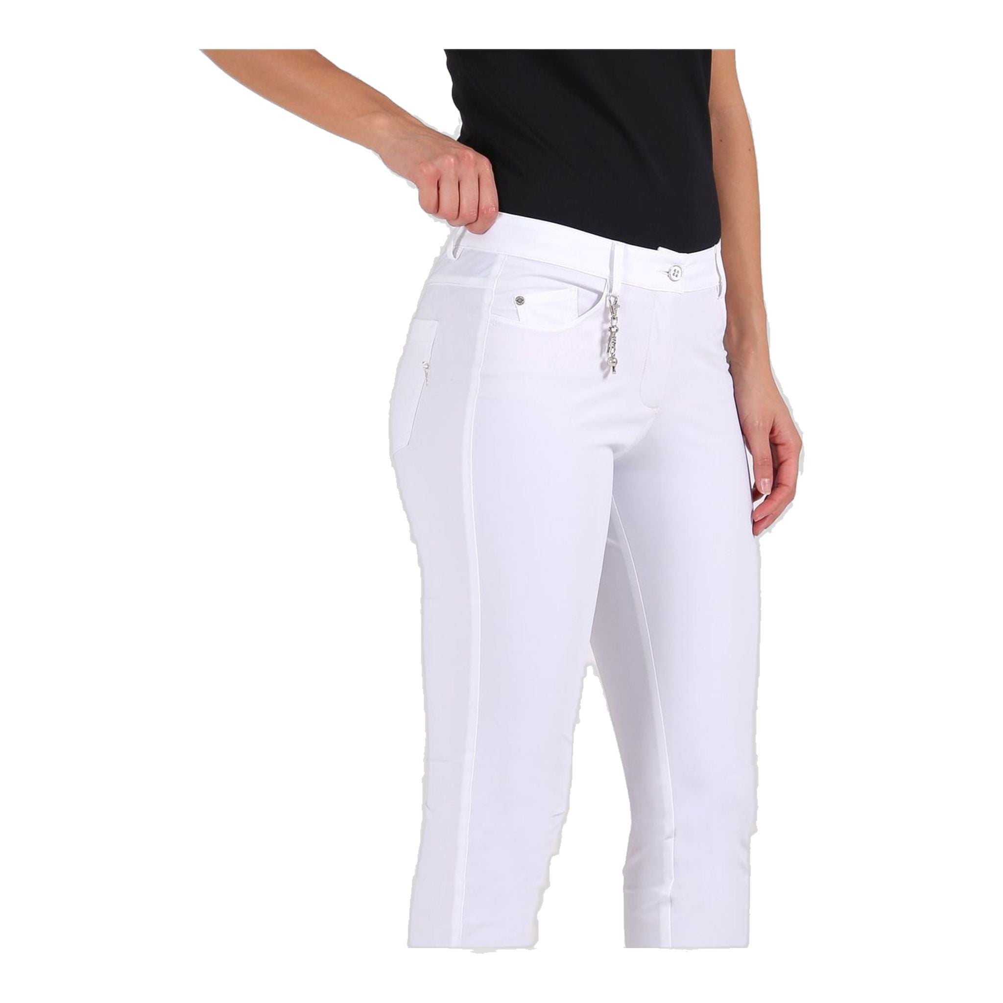 Pantaloni Chervo Sheedy W Bianco Donna