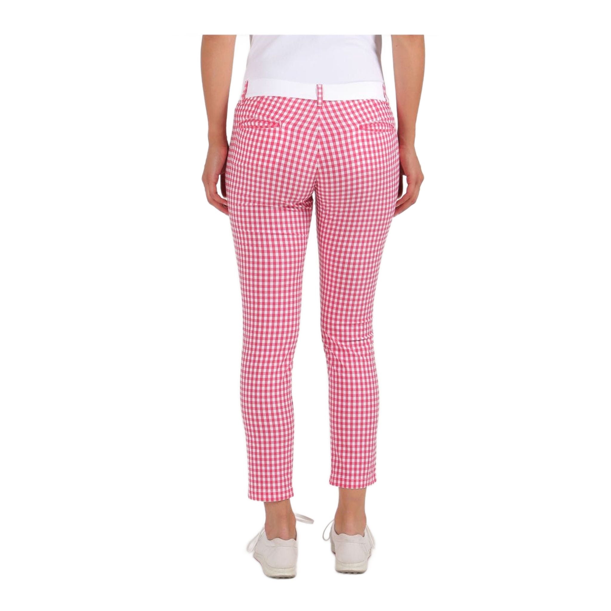Pantaloni Chervo Si W Berry/Bianco Donna