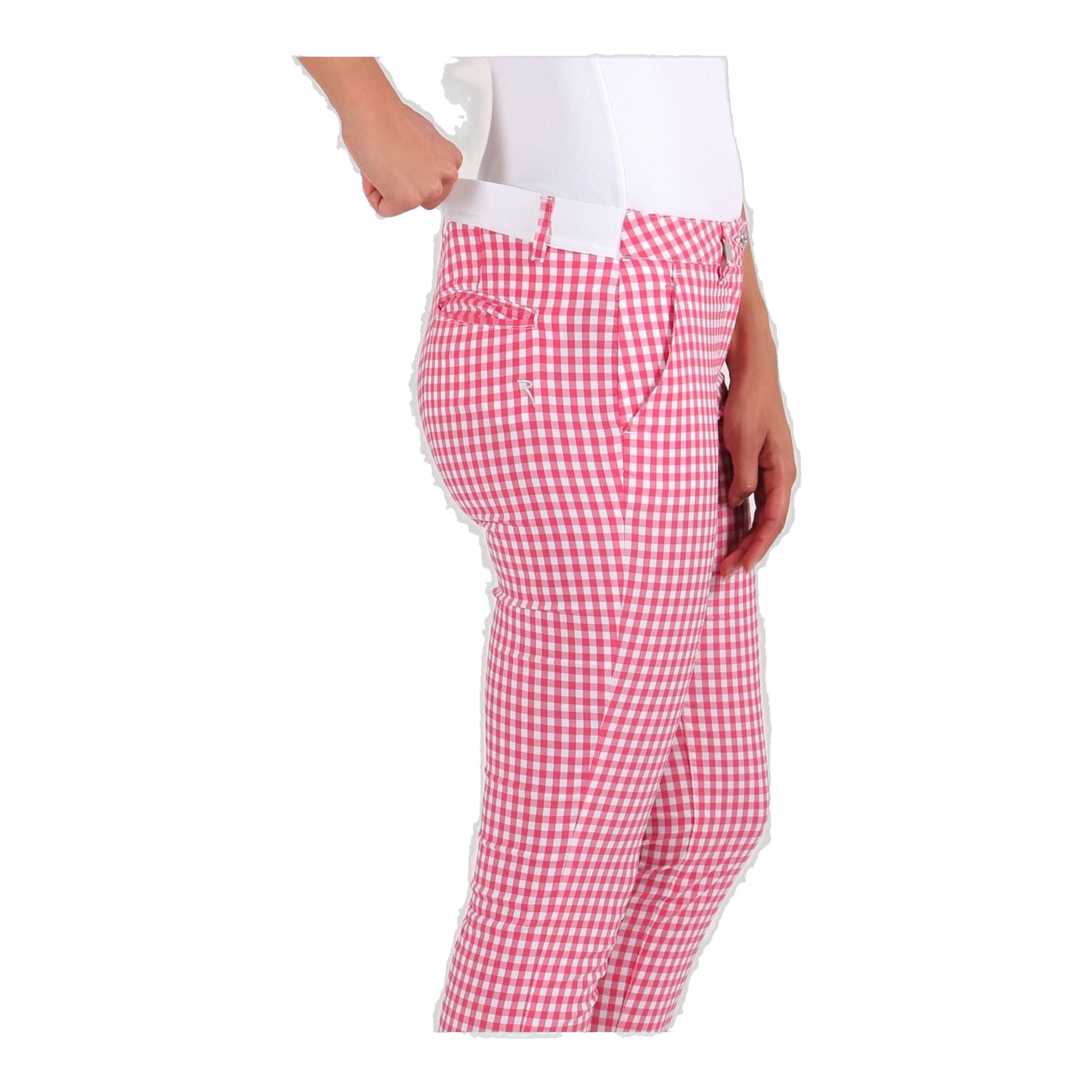 Pantaloni Chervo Si W Berry/Bianco Donna