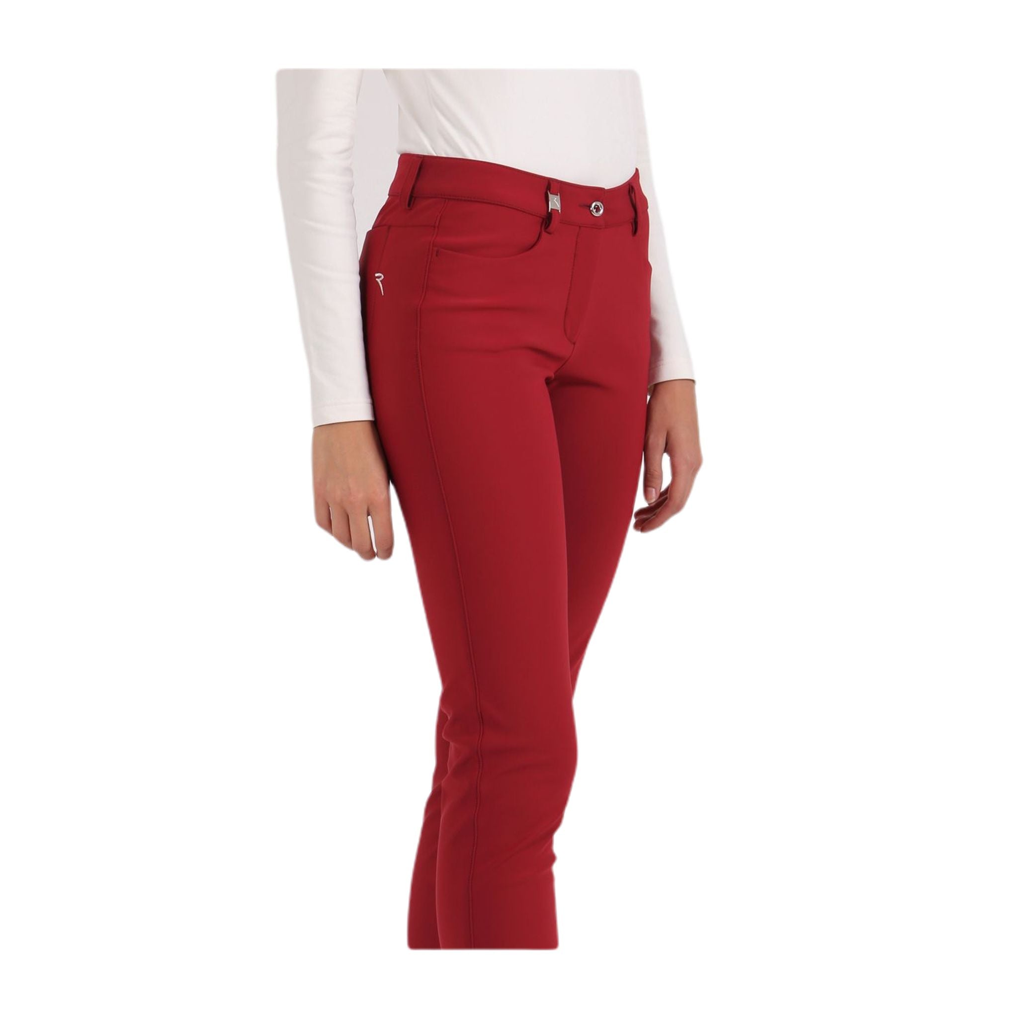 Chervo W Pantaloni Squotta Rosso Donna