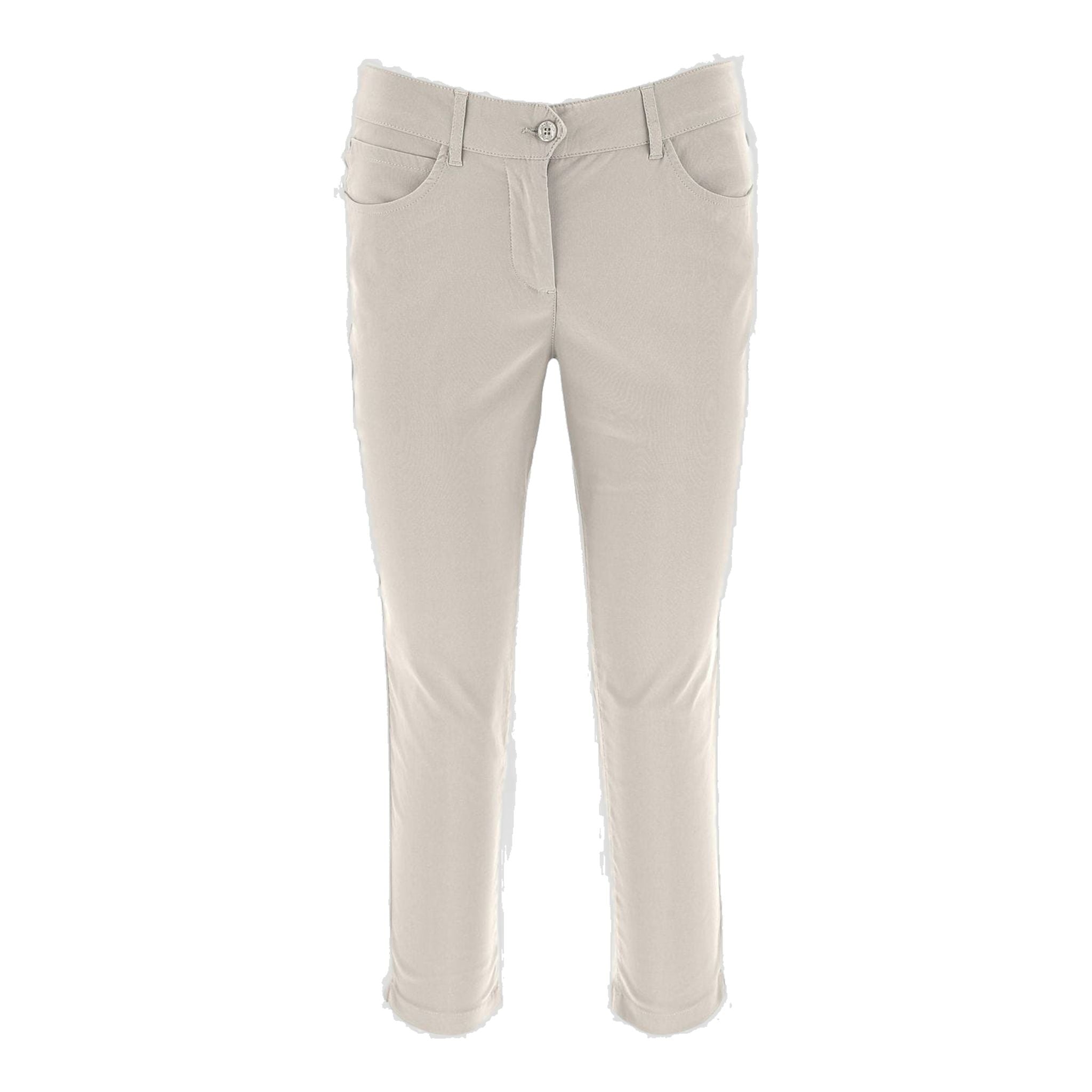 Chervo W Sbiadir Pantaloni Grigio Chiaro Donna