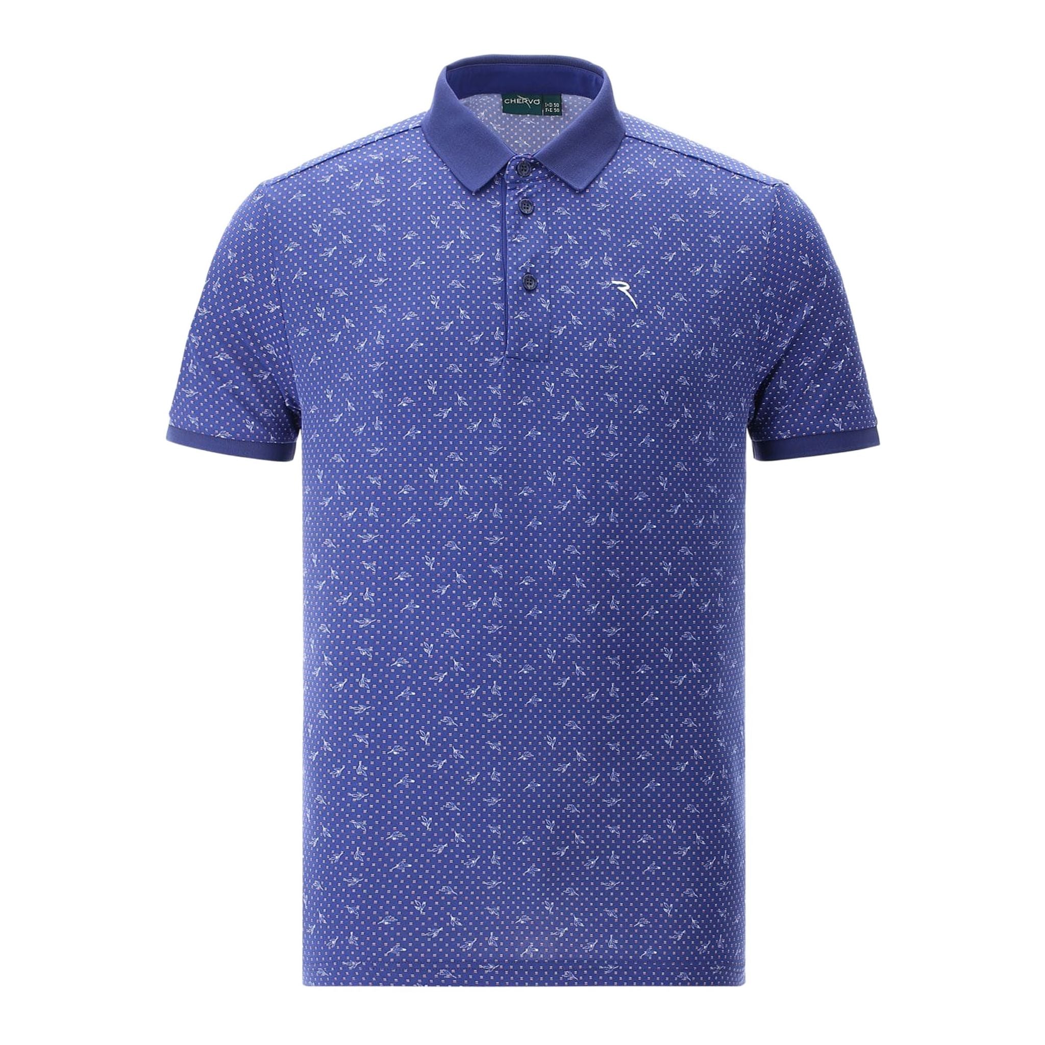 Chervo M Asier SS Polo Blu (Modello Piccolo) Uomo