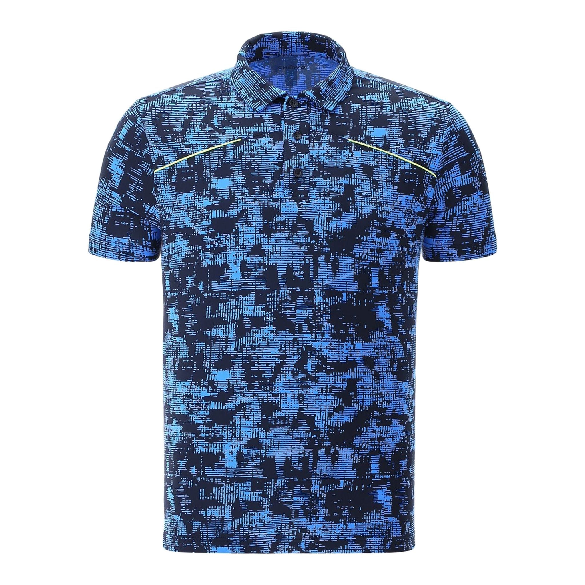 Chervo Polo Astratta Blu Uomo