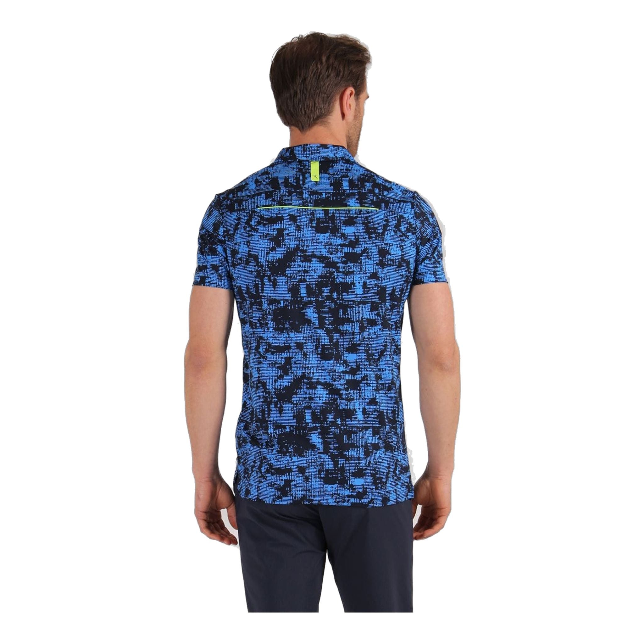 Chervo Polo Astratta Blu Uomo