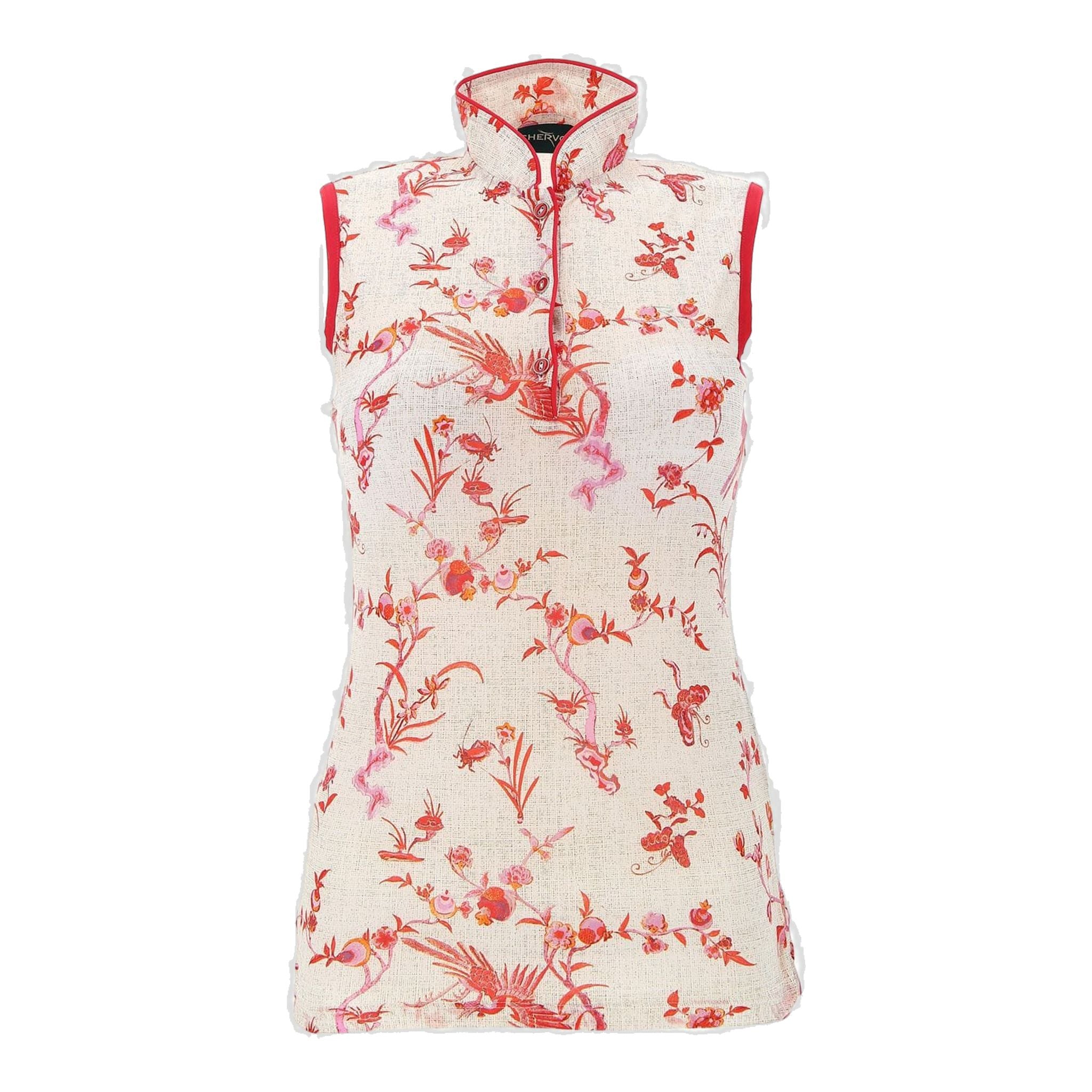 Chervo W Annaoxa SL Polo Rosso fantasia Donna