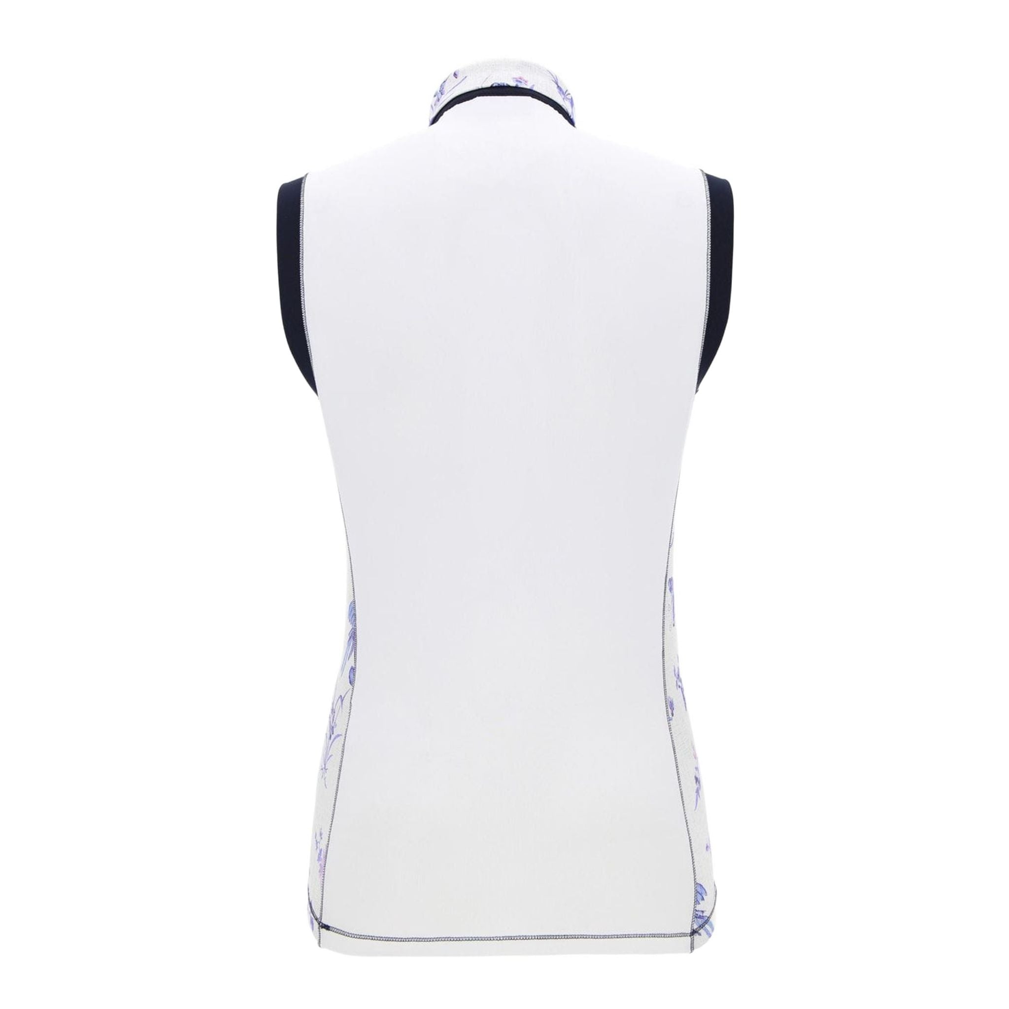 Chervo W Alaavio SL Polo Bianco/Blu fantasia Donna