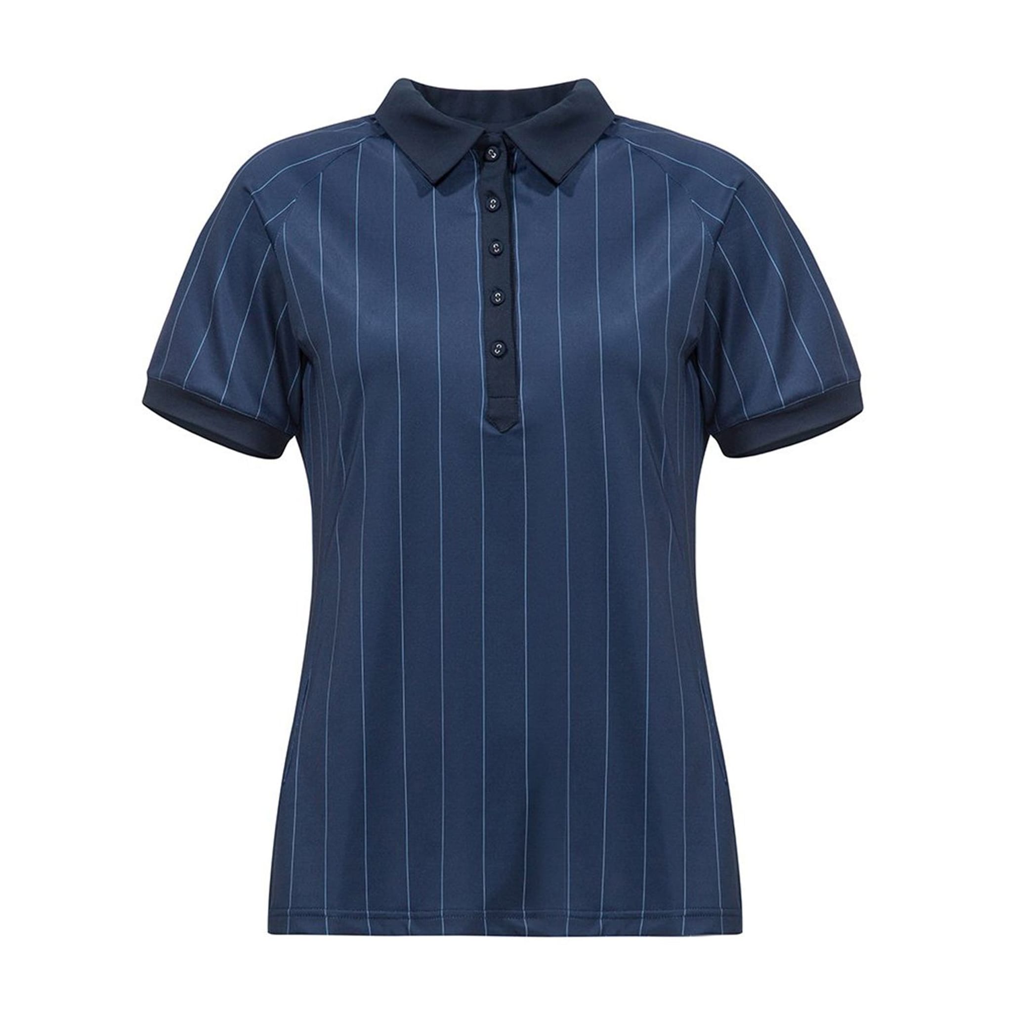 Polo Cross Sportswear W Gessata Navy Donna