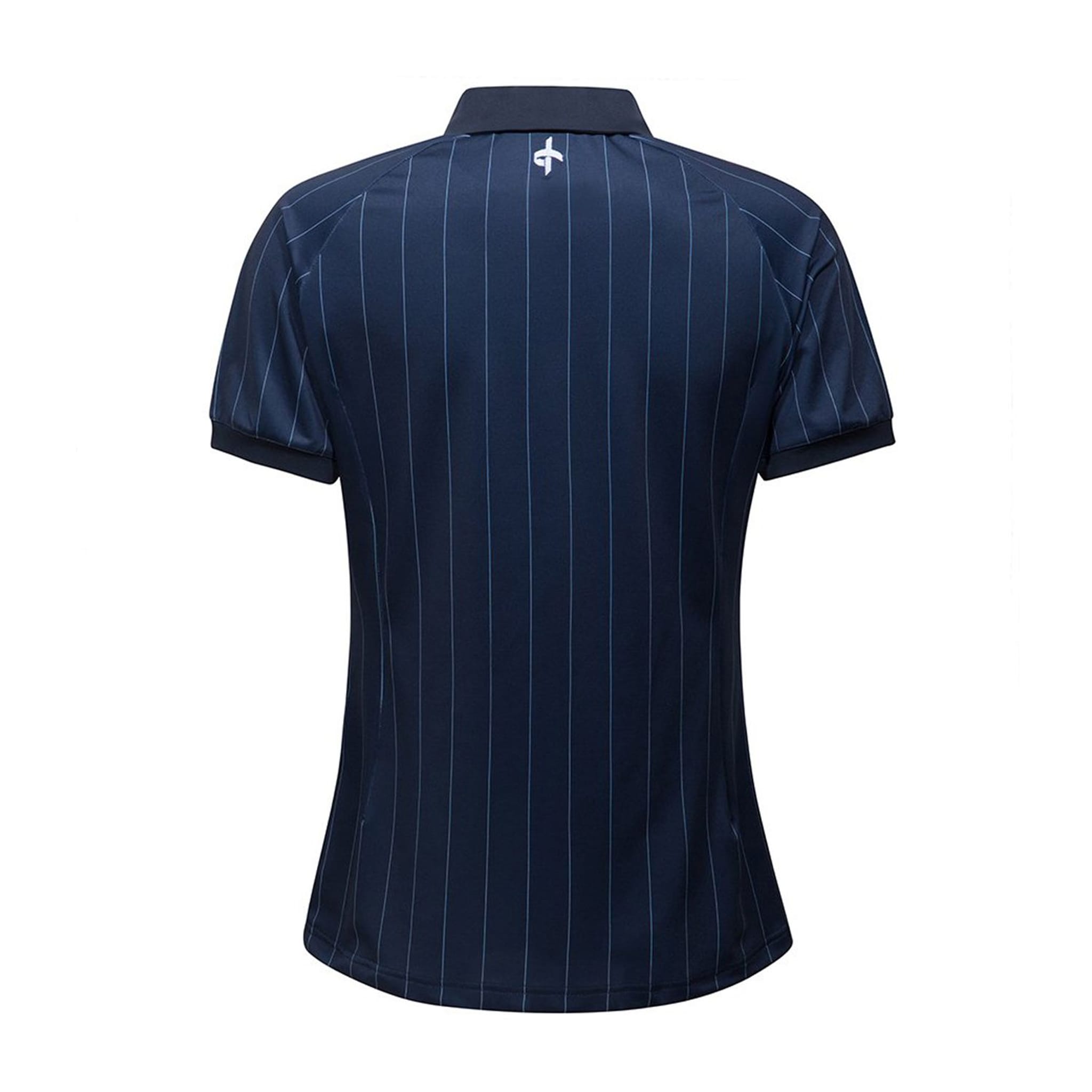 Polo Cross Sportswear W Gessata Navy Donna