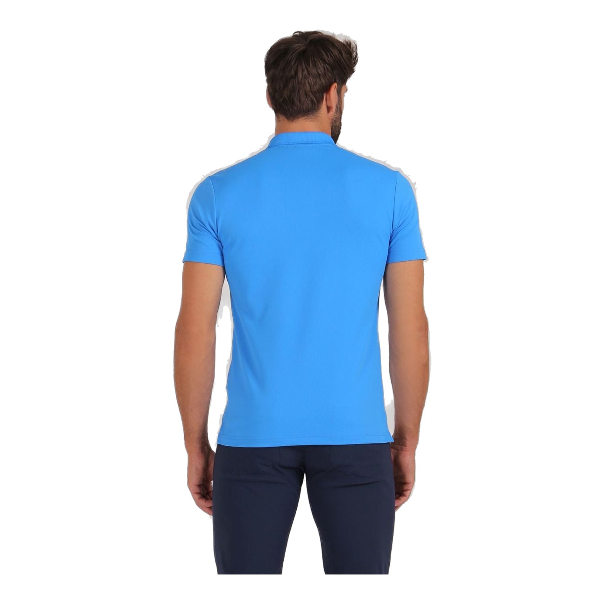 Chervo Polo Adolfo Bianco/Blu Uomo