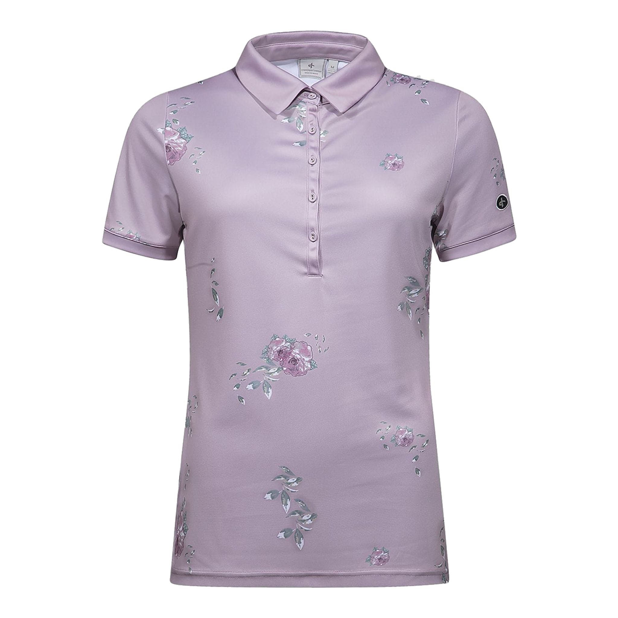 Cross Sportswear W Sally SS Polo Blossom Flower Donna