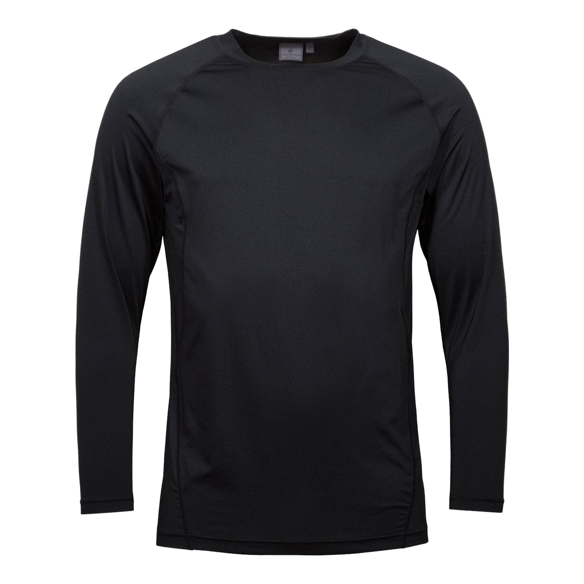 Cross Sportswear Unisex Top Armour Manica Lunga Nero