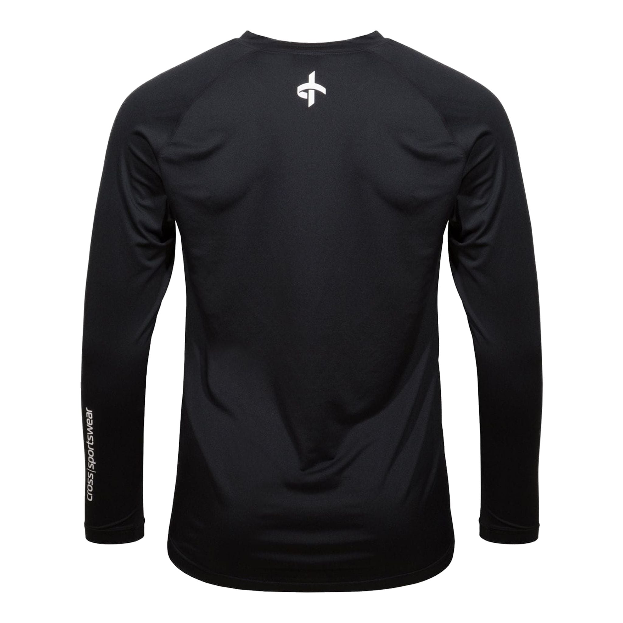 Cross Sportswear Unisex Top Armour Manica Lunga Nero
