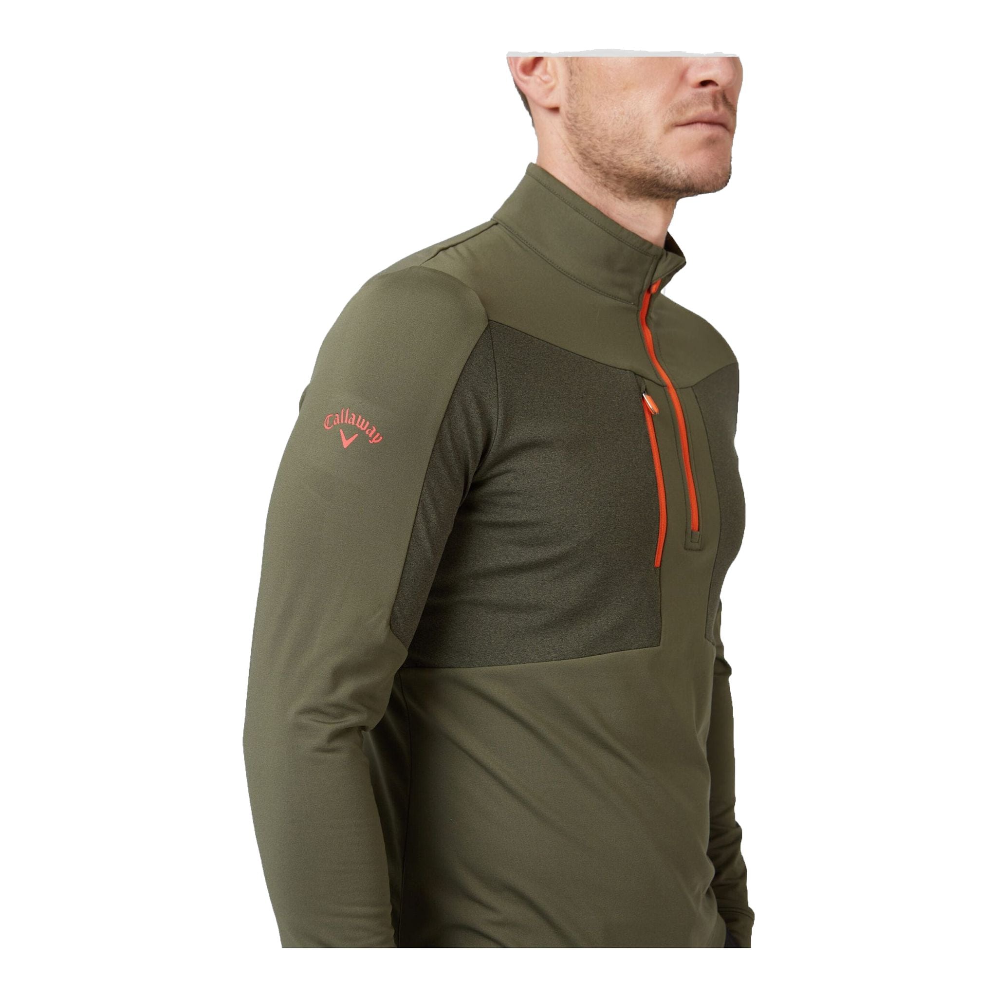 Callaway Emea Aquapel Golf Pullover Nero, Lichene, Tigerlil Uomo