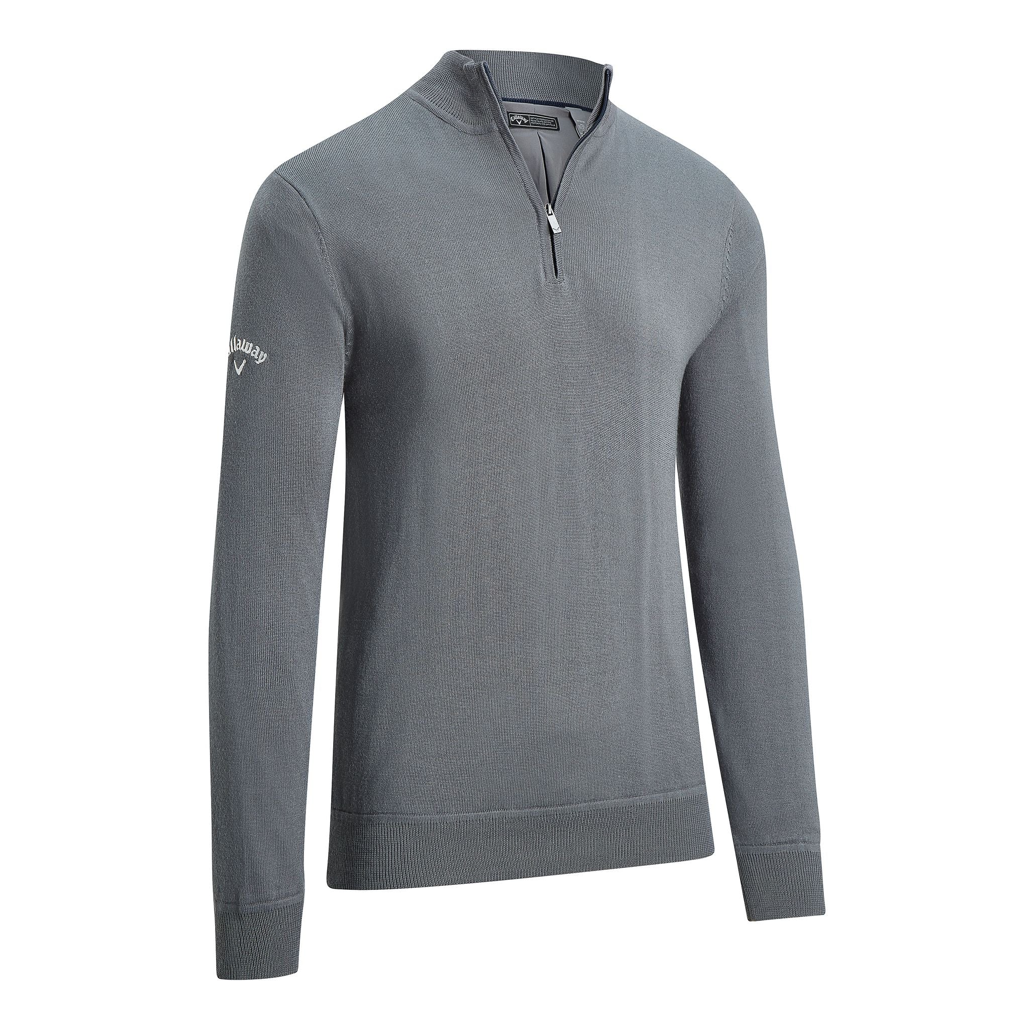 Maglione Callaway Windstopper con zip a 1/4 da uomo