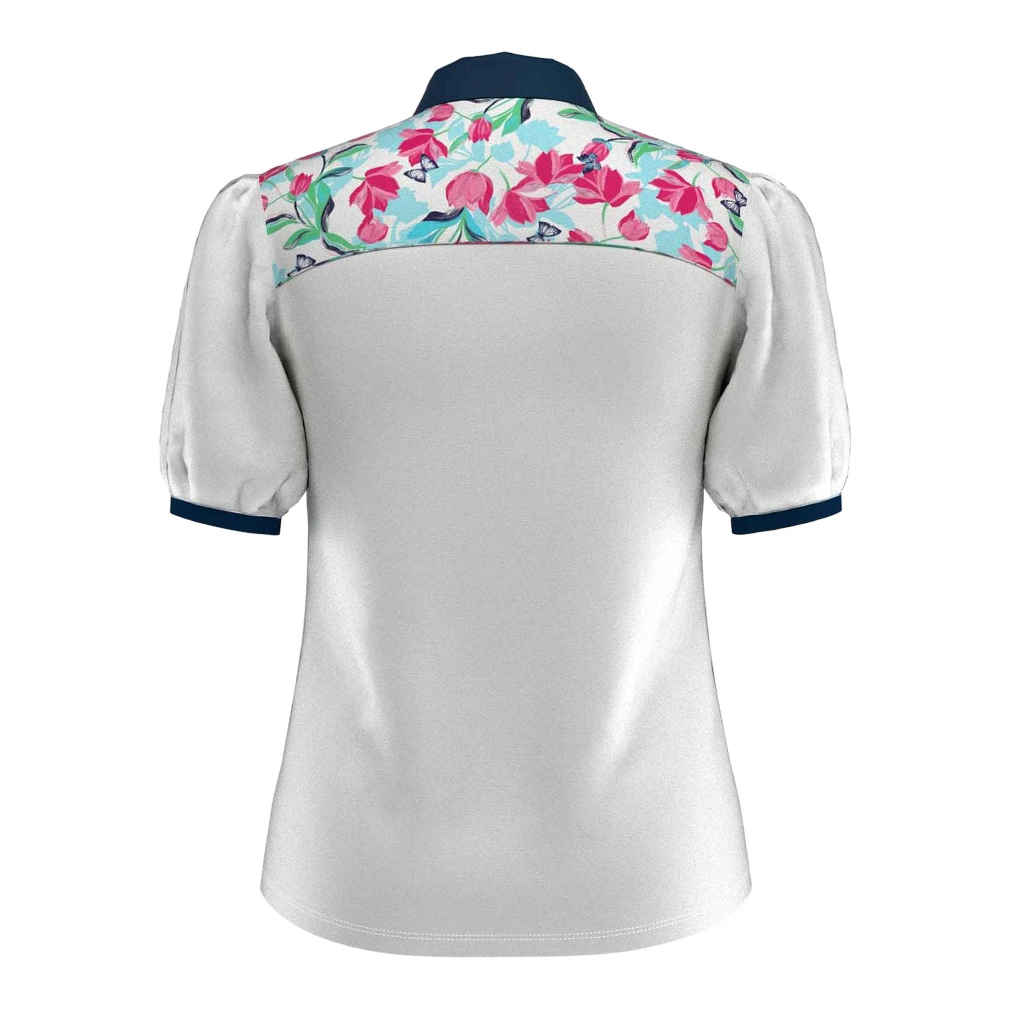 Polo Callaway Brushstroke Print SS da donna