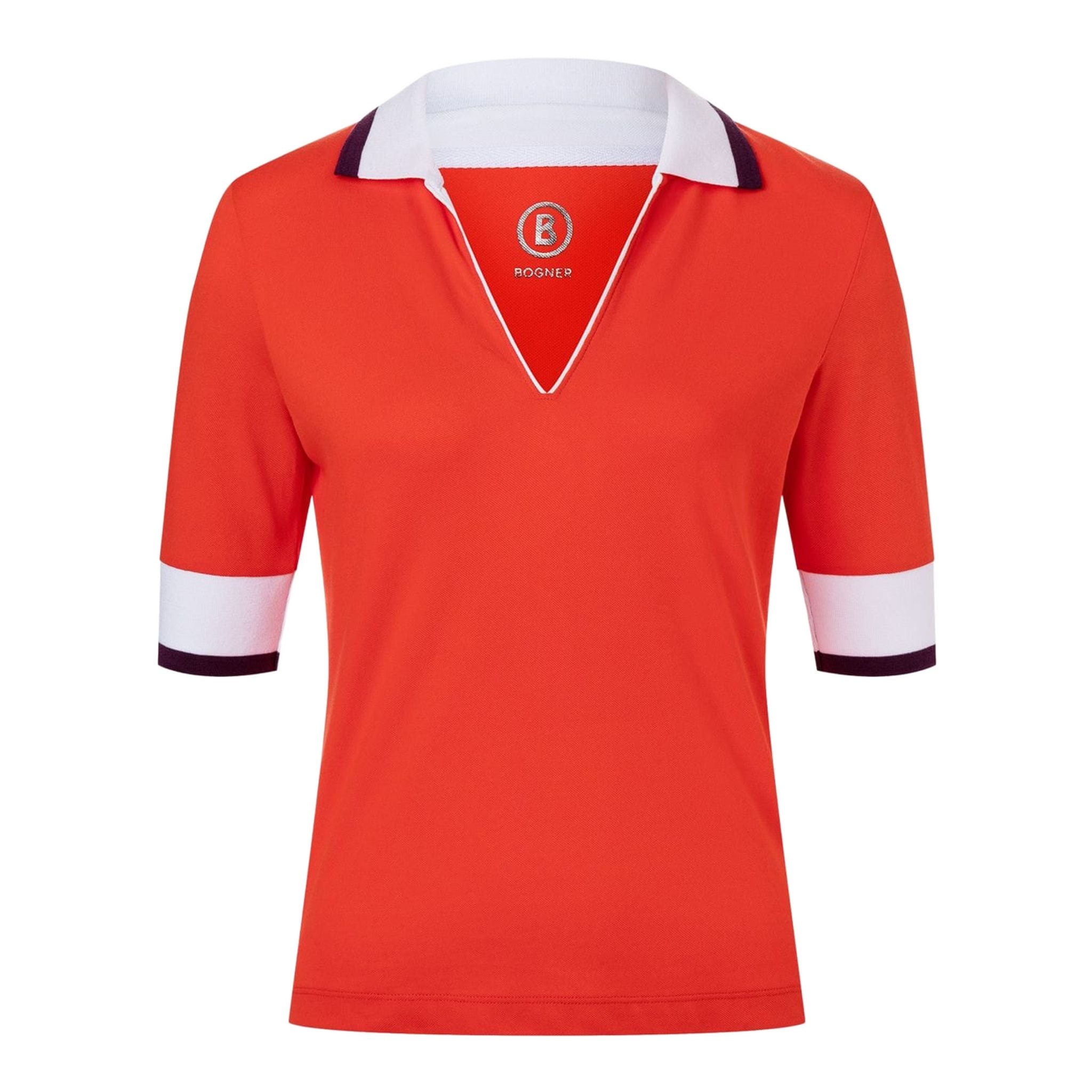 Bogner W Agata Polo Ferrari Rosso Donna