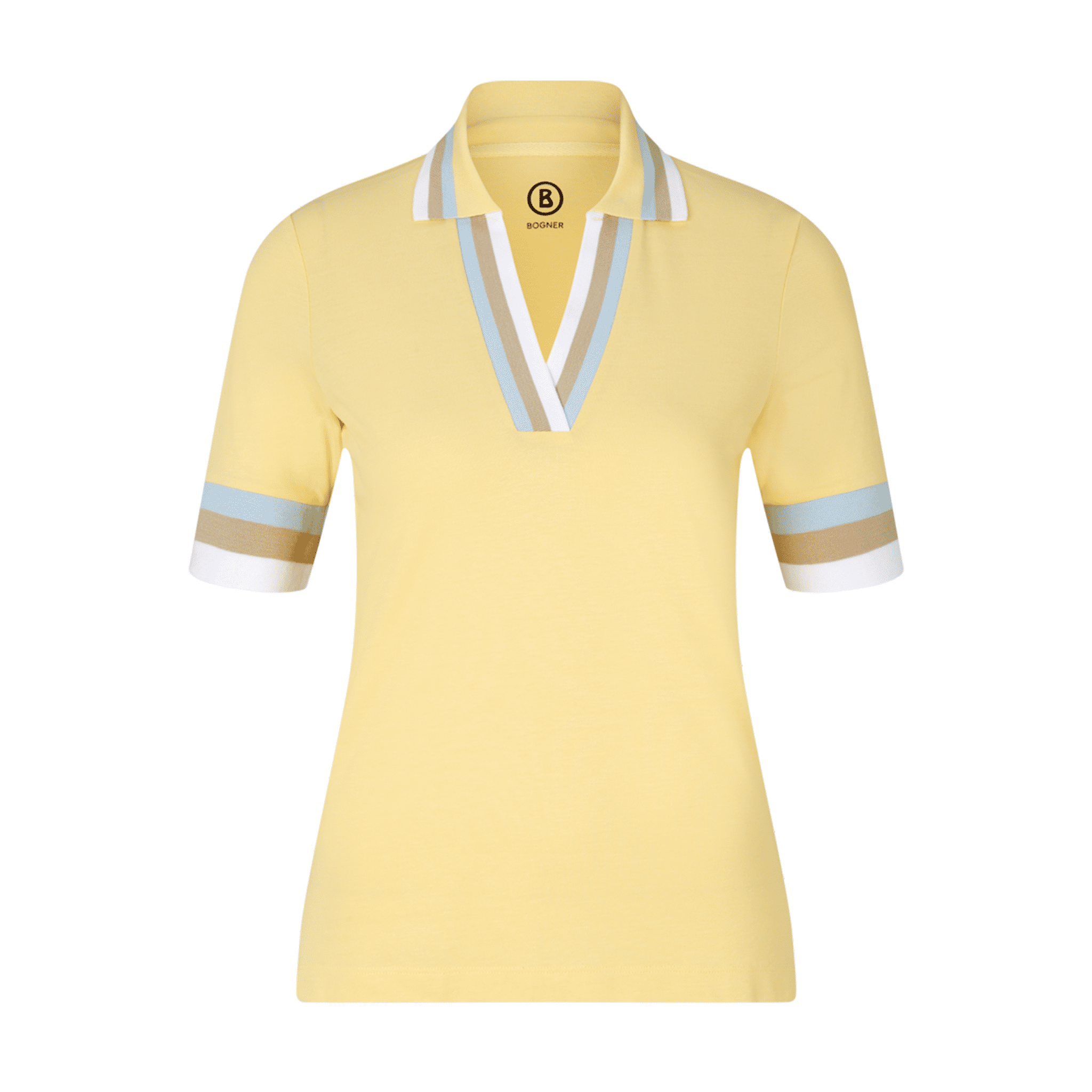 Polo Bogner W Elonie Giallo Pastello Donna