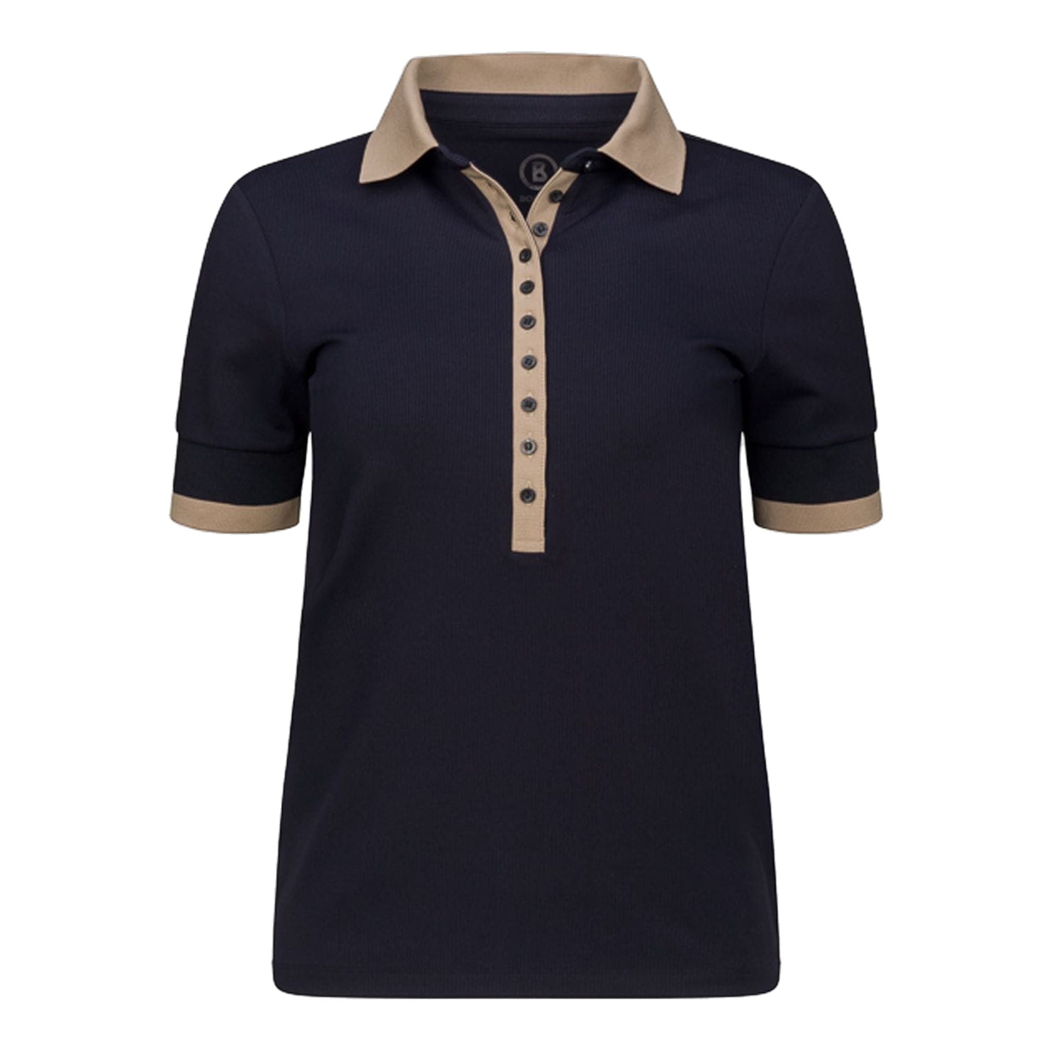 Bogner W Phylin SS Polo Nero Donna