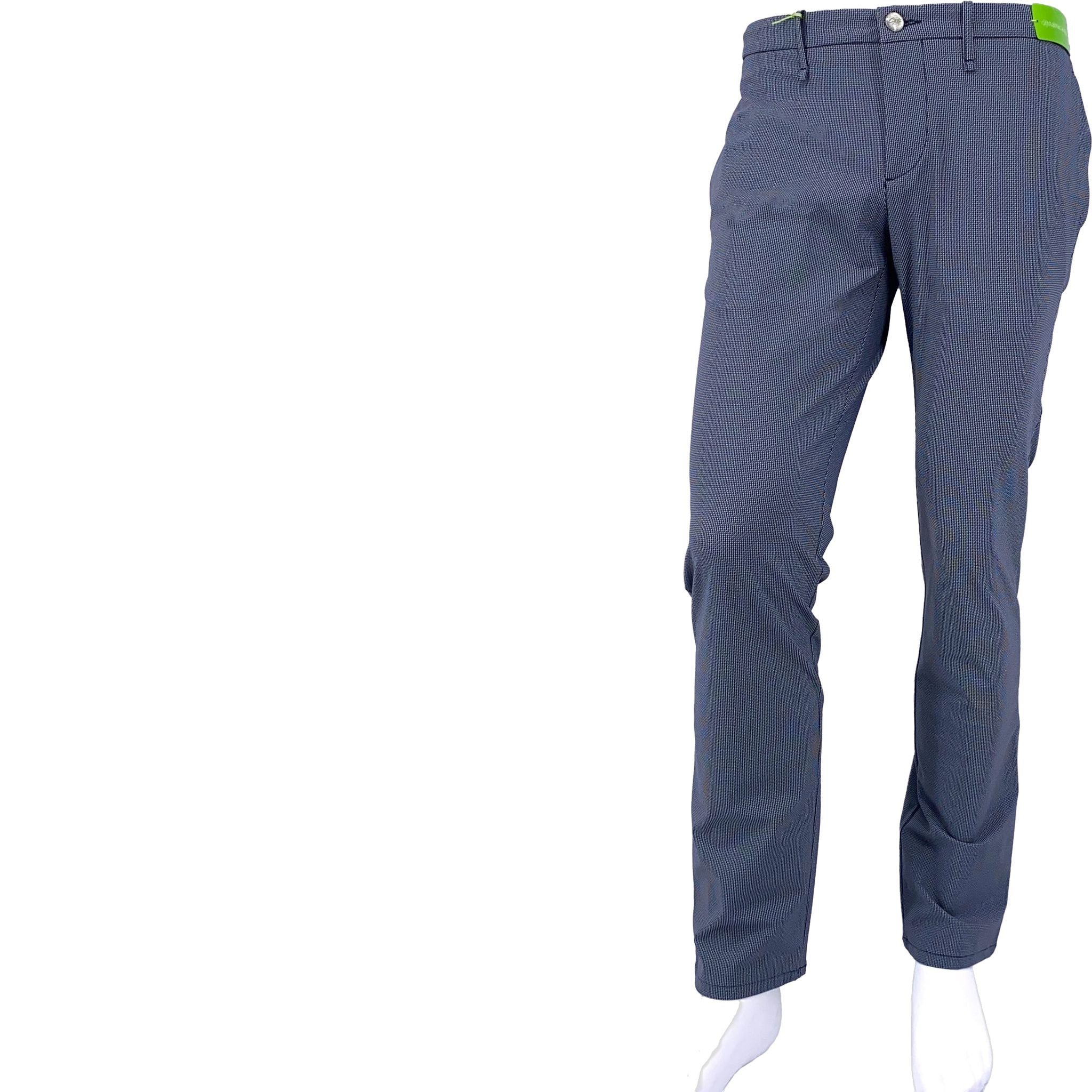 Alberto Fred REV Pantaloni Stampa Grigio Uomo