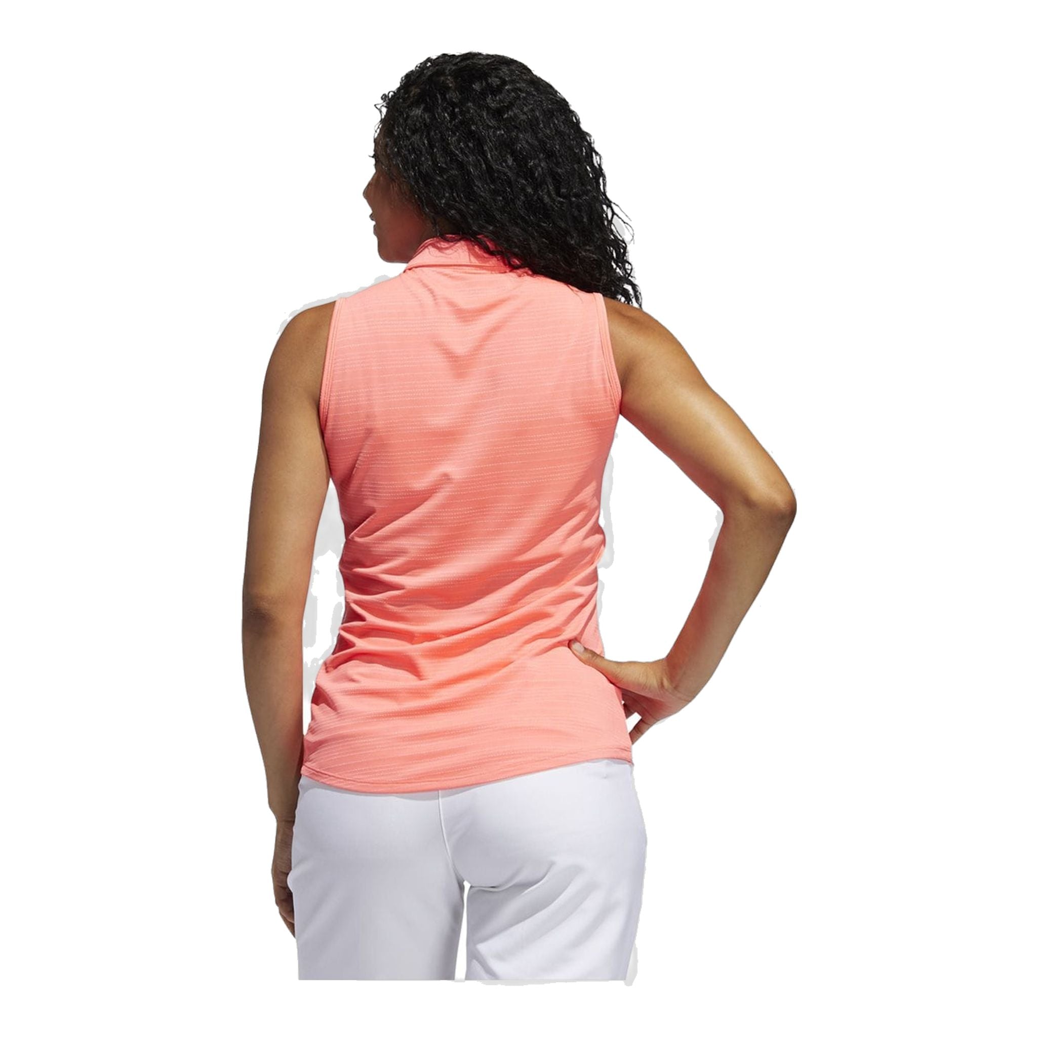 Adidas W Microdot SL Polo Flash Rosso Donna