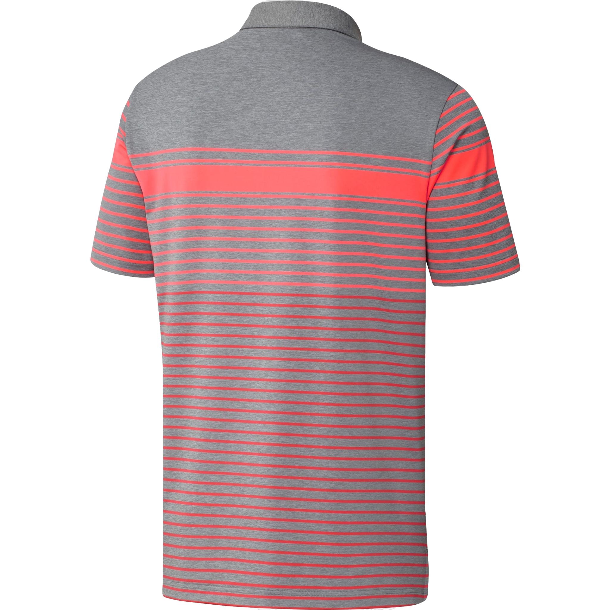 Adidas Ultimate Engineered Heather Polo Rosso/Corallo/Grigio Uomo