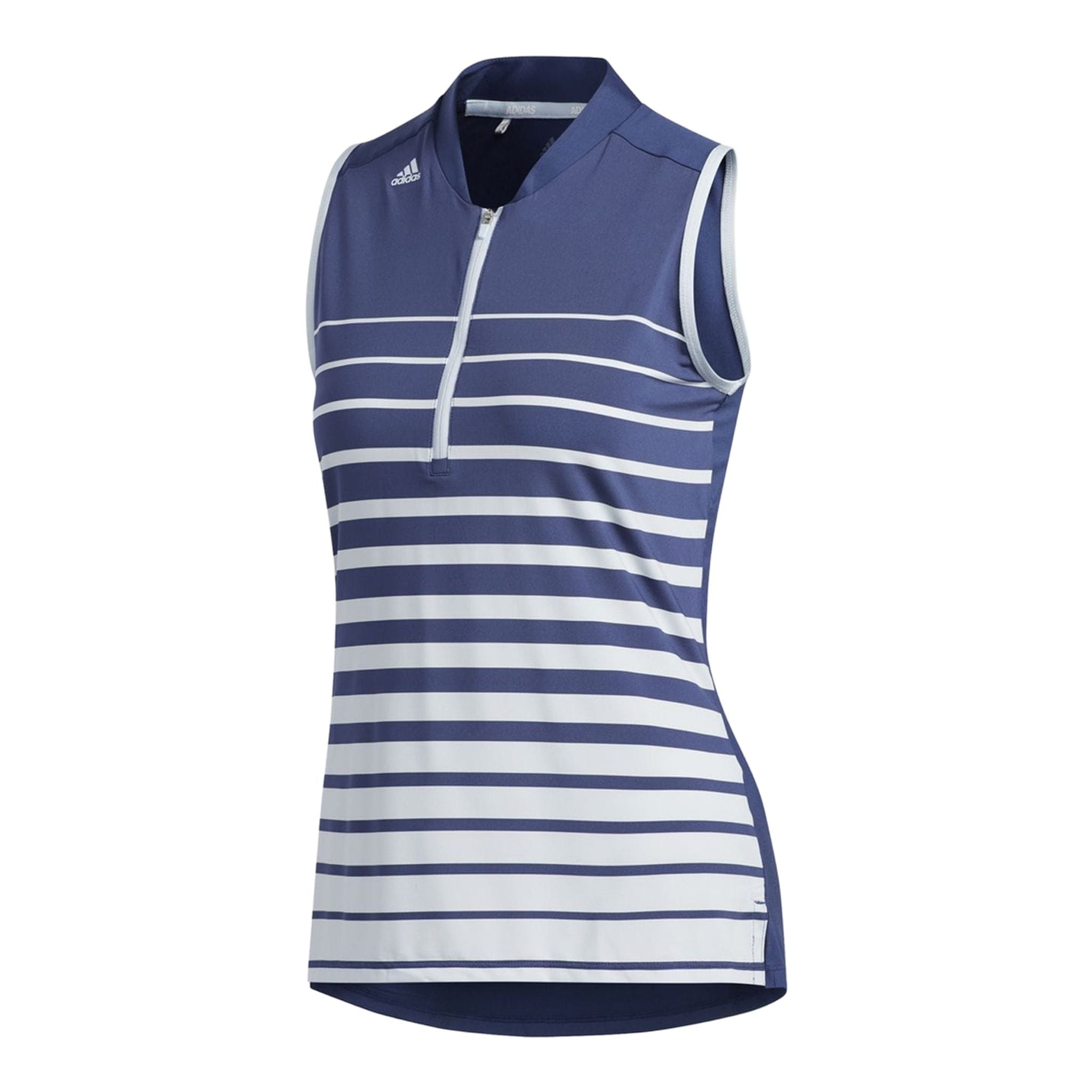 Adidas W Engineered Stripe SL Polo Indaco Donna