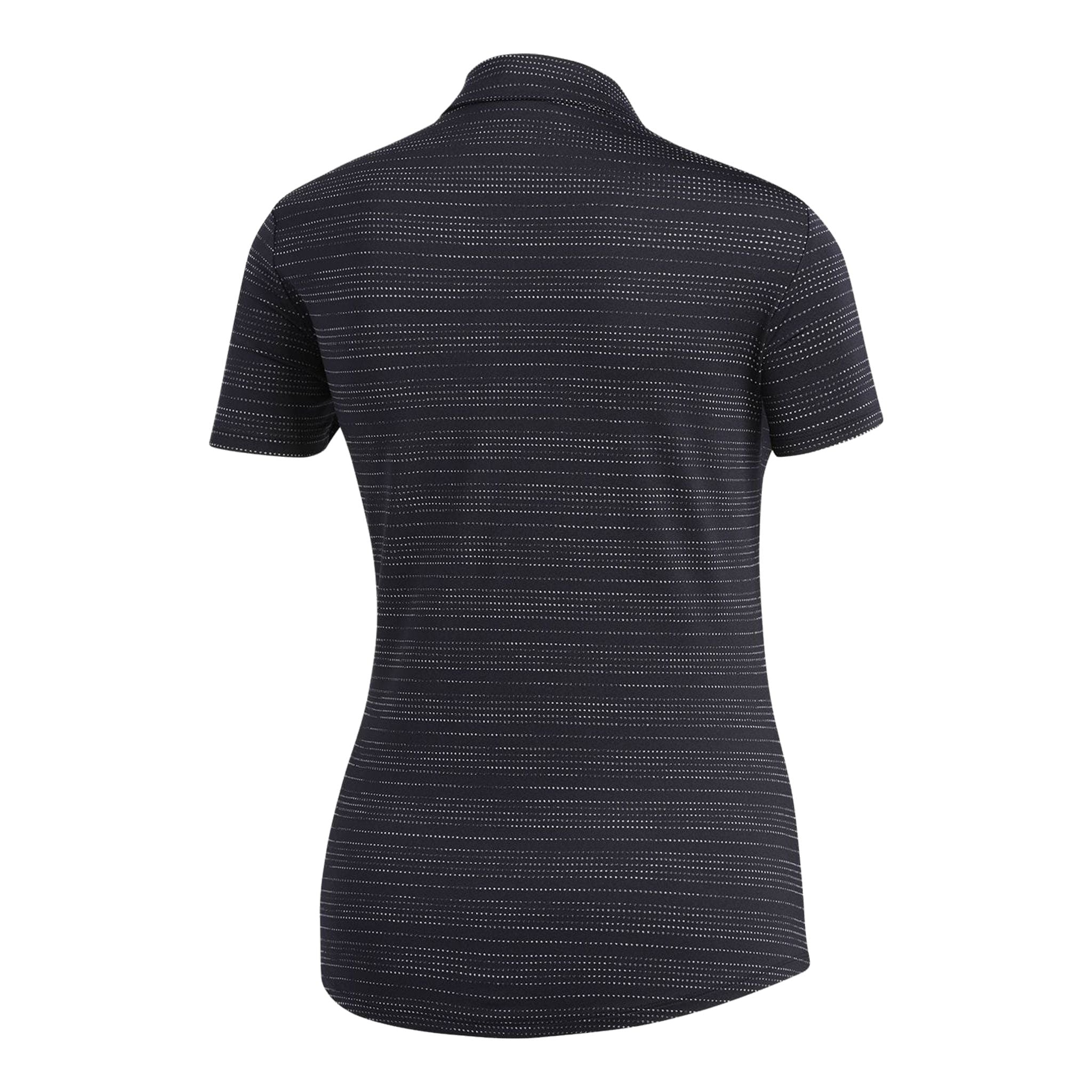 Adidas W Microdot SS Polo Nero/Bianco Donna