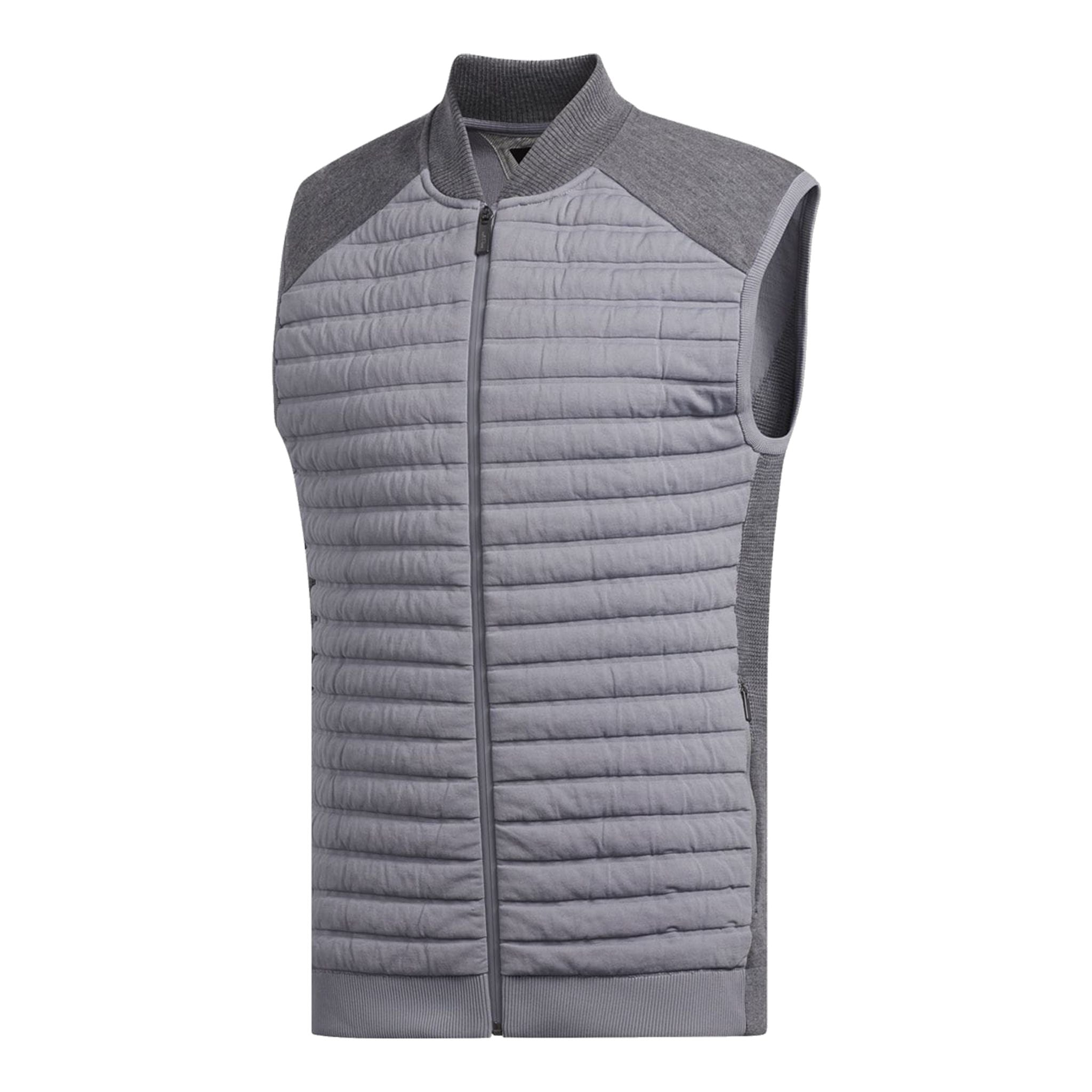 Gilet Adidas Adipure Quilted Hybrid Knit Grigio da uomo