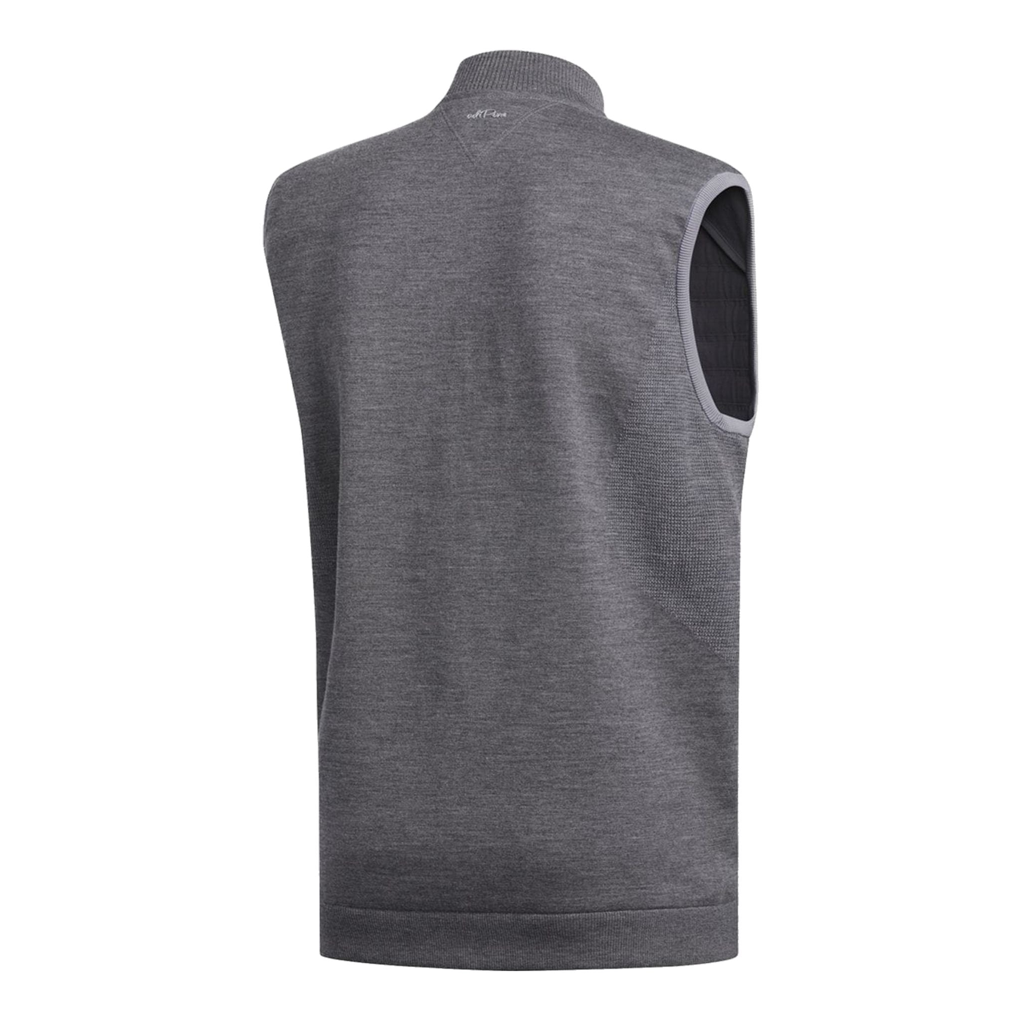 Gilet Adidas Adipure Quilted Hybrid Knit Grigio da uomo