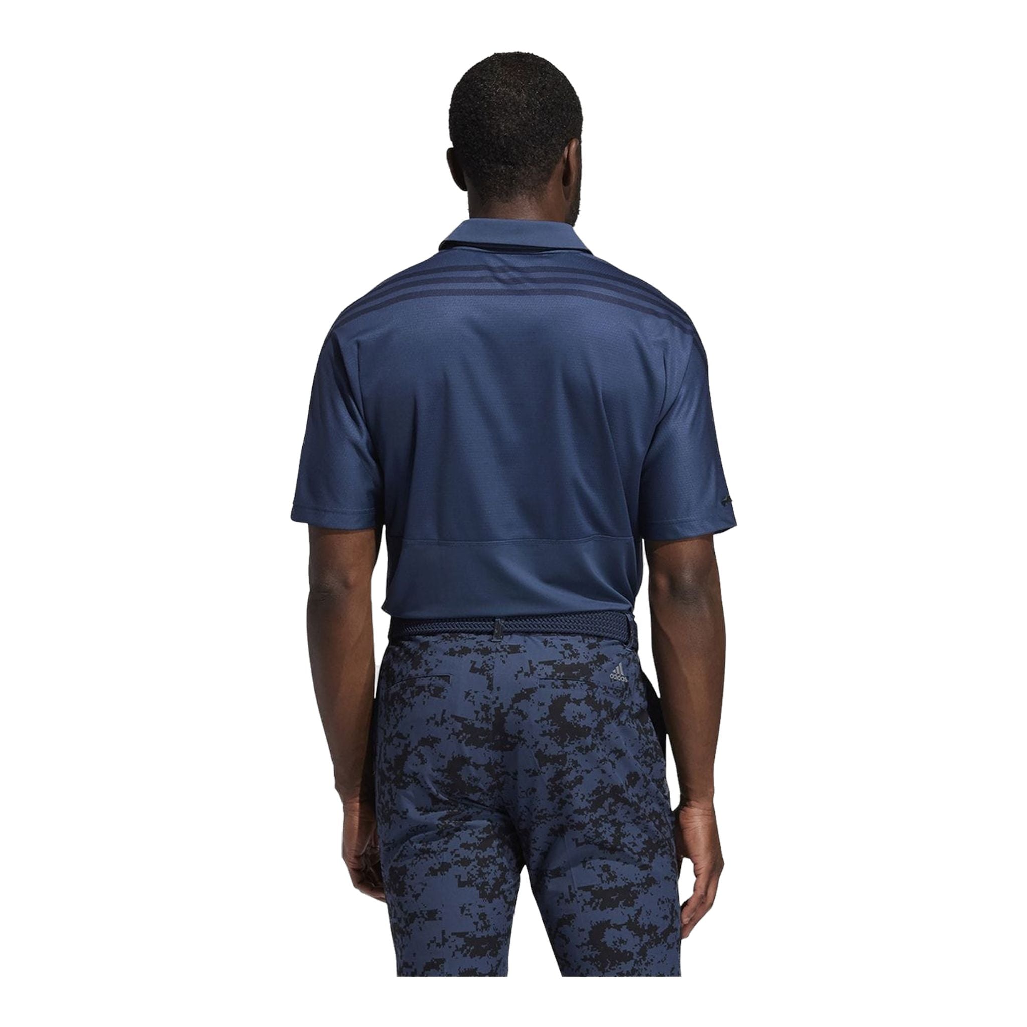 Adidas Heat.Rdy 3-Stripe SS Polo blu navy da uomo