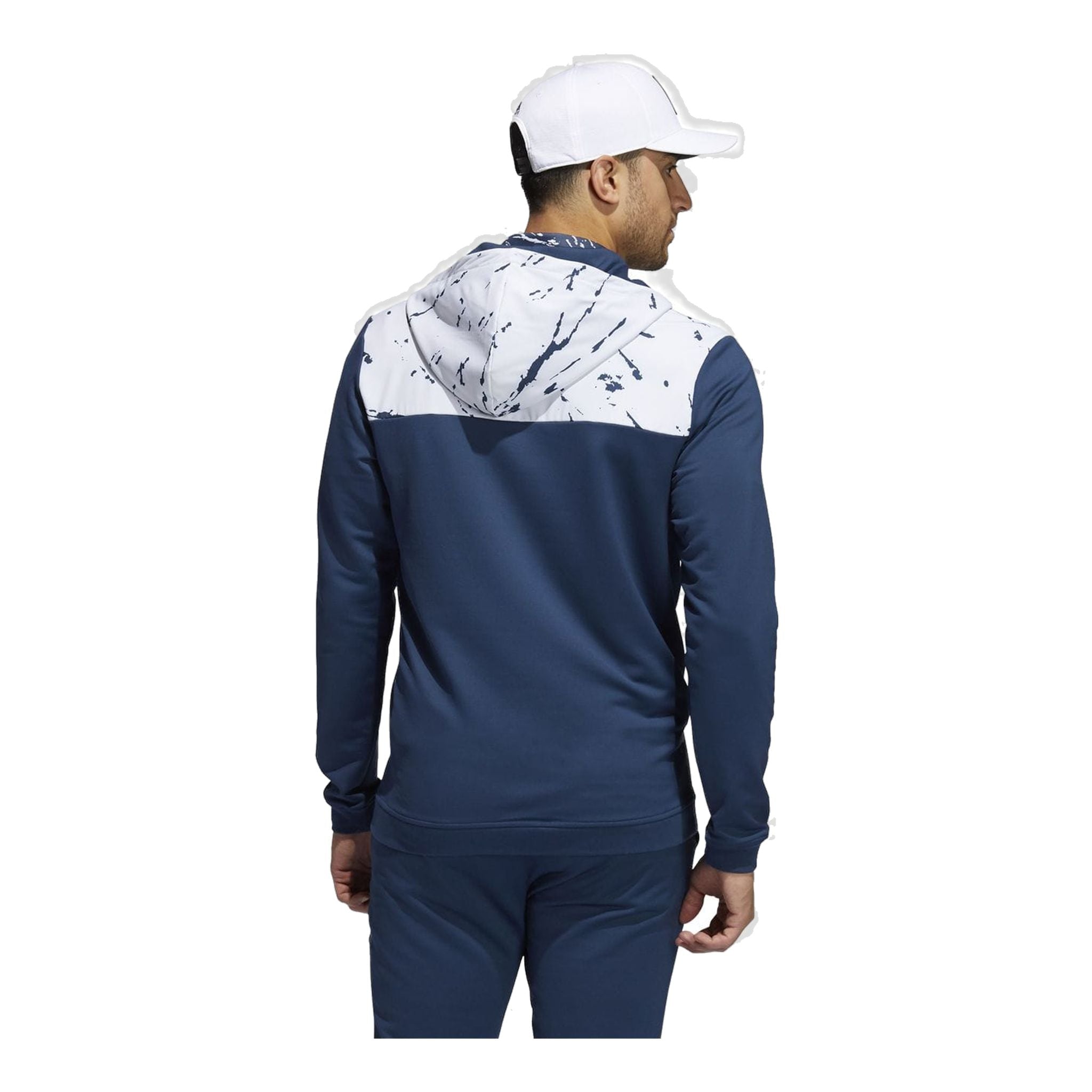 Adidas Anorak Pullover CRDY Mezza Zip Blu Navy/Bianco Uomo