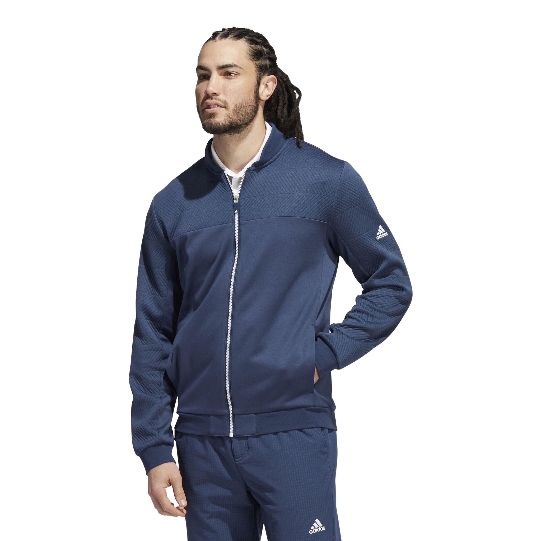 Giacca Adidas Cold Ready Crew blu navy da uomo