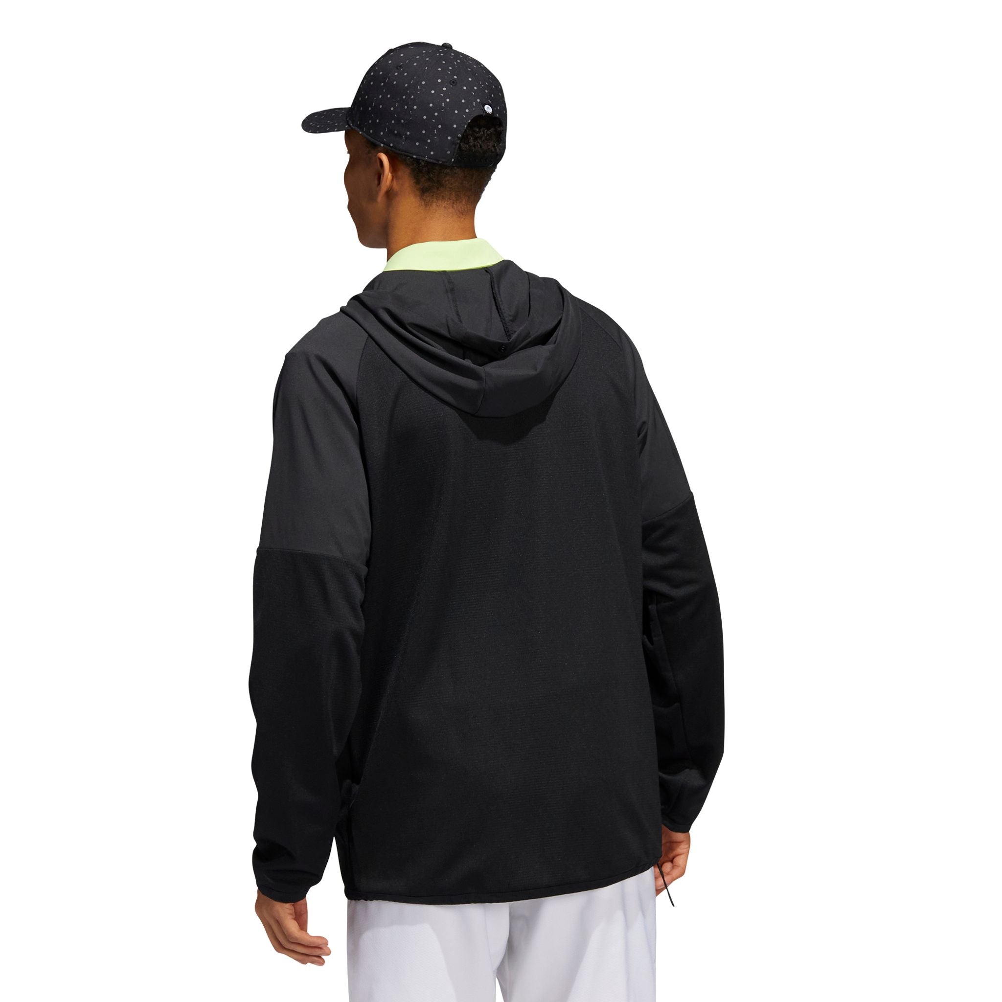 Adidas M Primeknit Quarter Zip Pullover Nero/Quasi Li Uomo