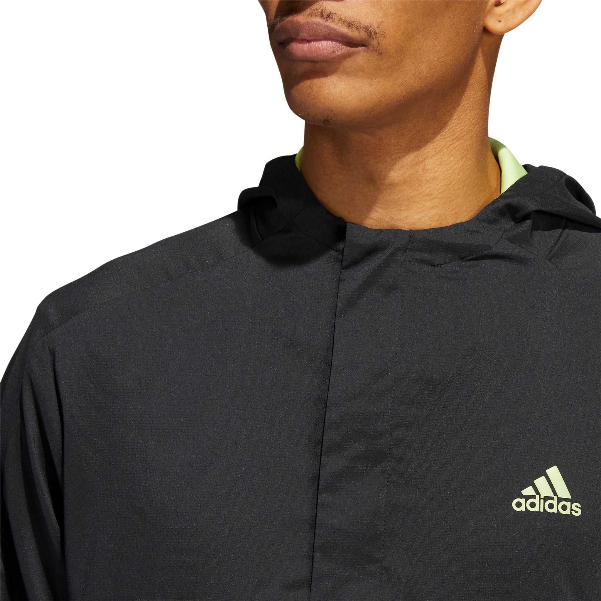 Adidas M Primeknit Quarter Zip Pullover Nero/Quasi Li Uomo