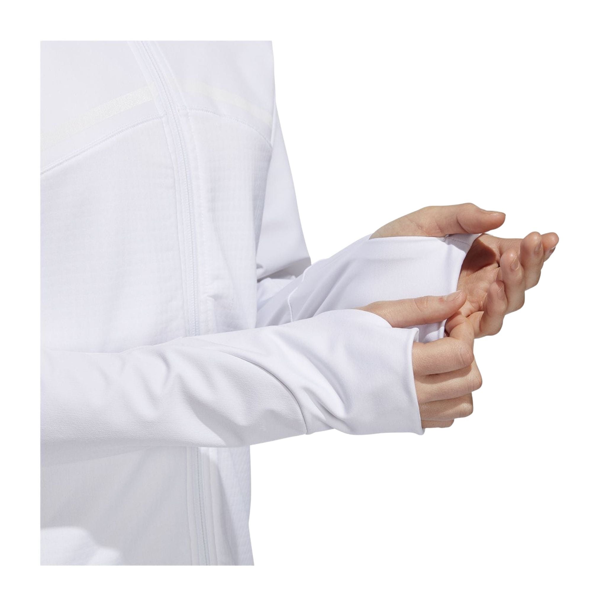 Giacca Adidas Hybrid Full Zip W Bianco Donna