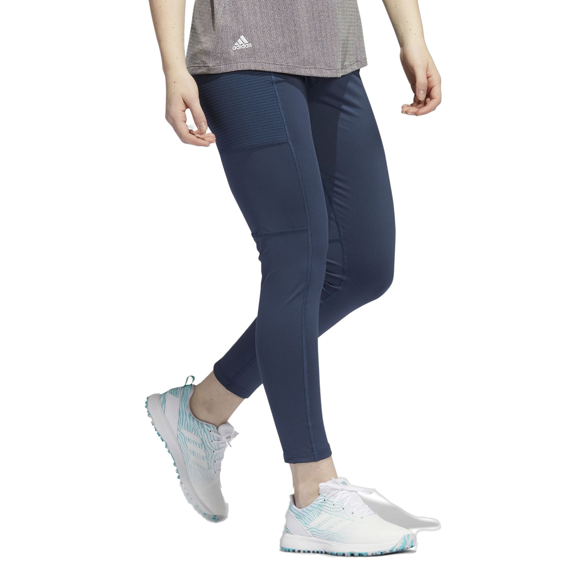 Leggings da golf Adidas Ready blu navy da donna da donna