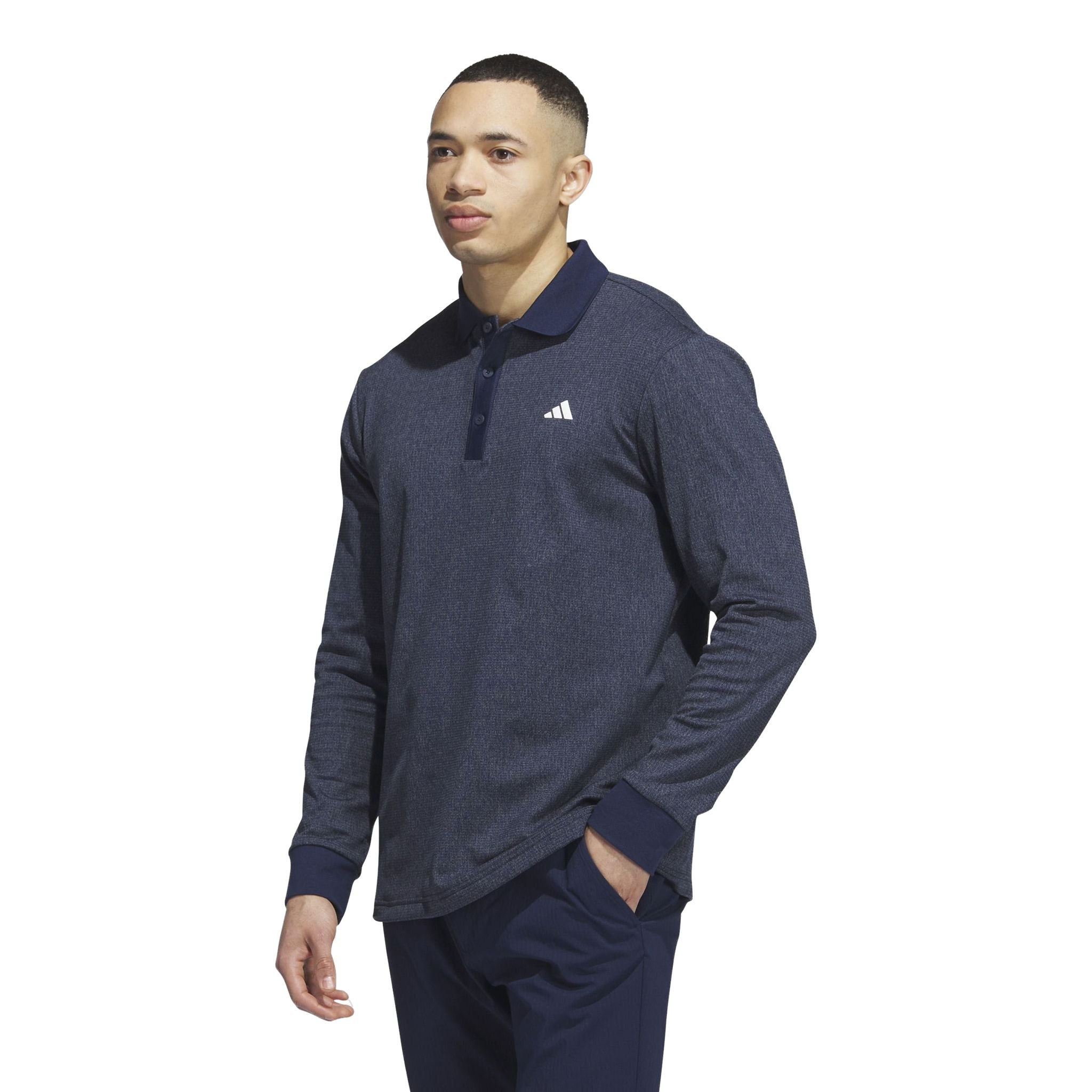 Polo Adidas Heat.Rdy a maniche lunghe da uomo