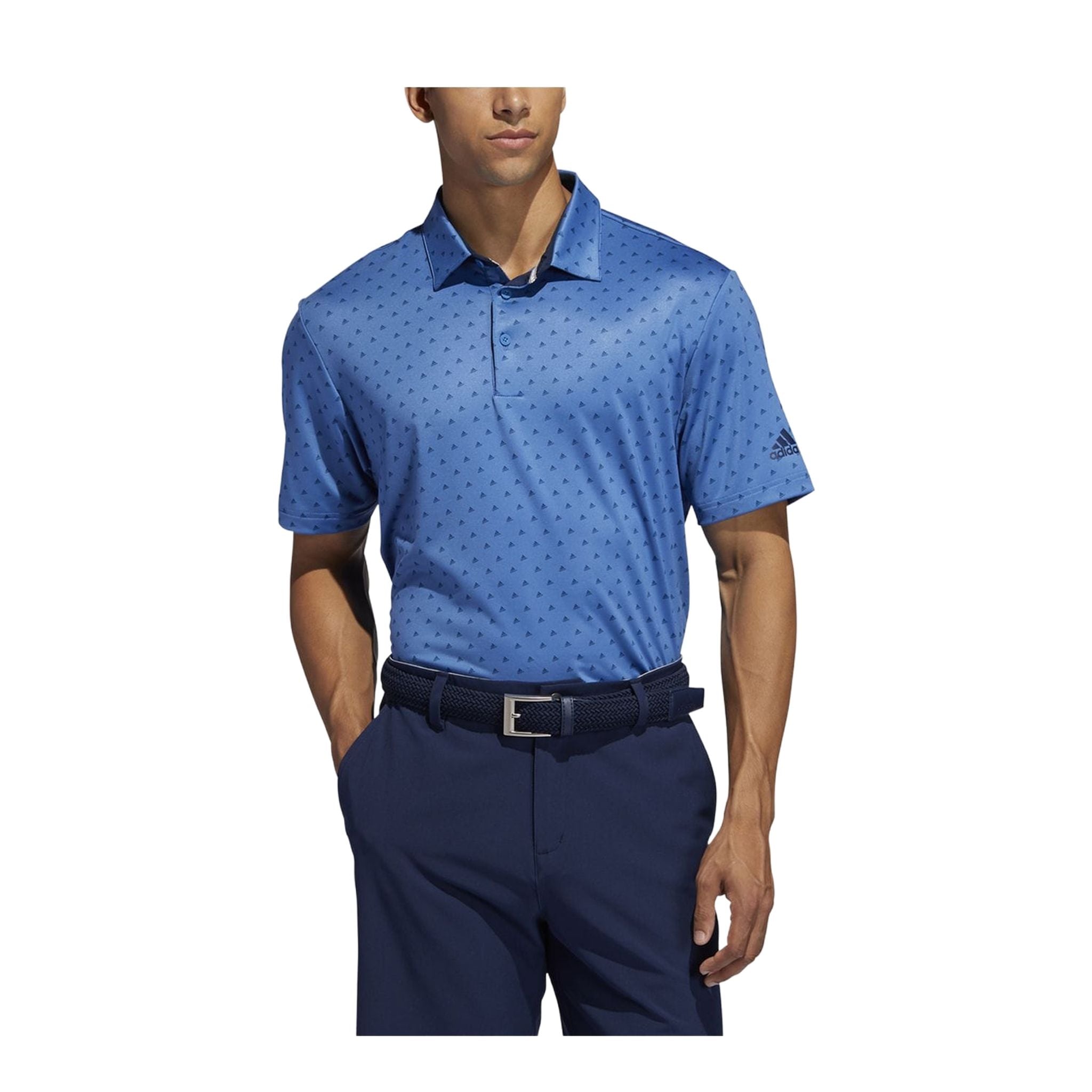 Adidas Ultimate365 Badge of Sport Polo Royal/Blu Navy Uomo