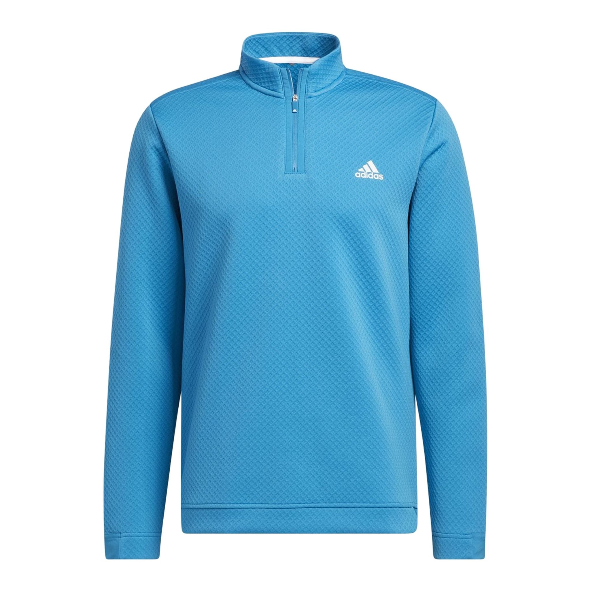 Maglione Adidas DWR Half Zip Turchese Uomo