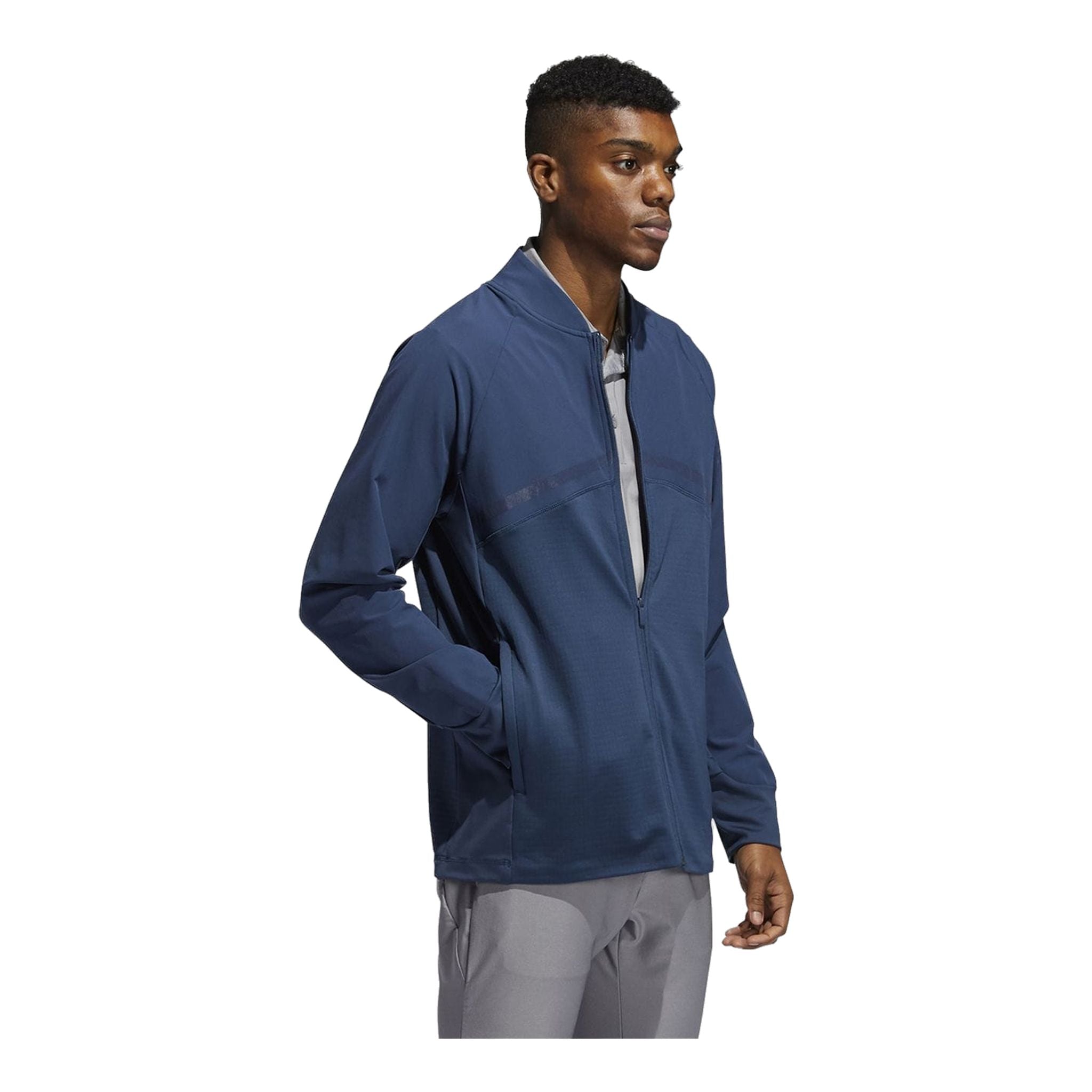 Giacca Adidas Hybrid Full Zip Blu Navy Uomo