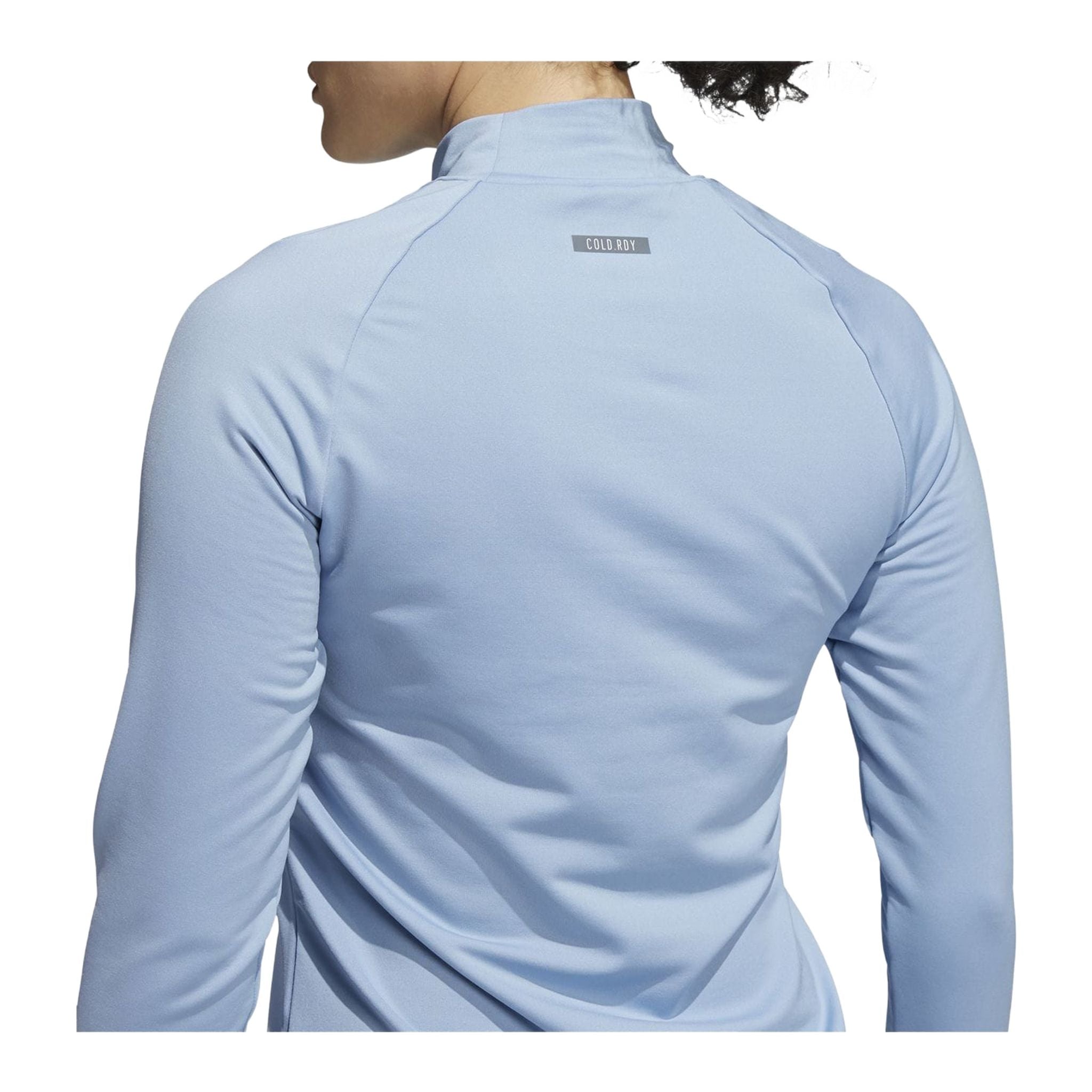 Adidas W Layer Mock Maniche Lunghe Azzurro Donna