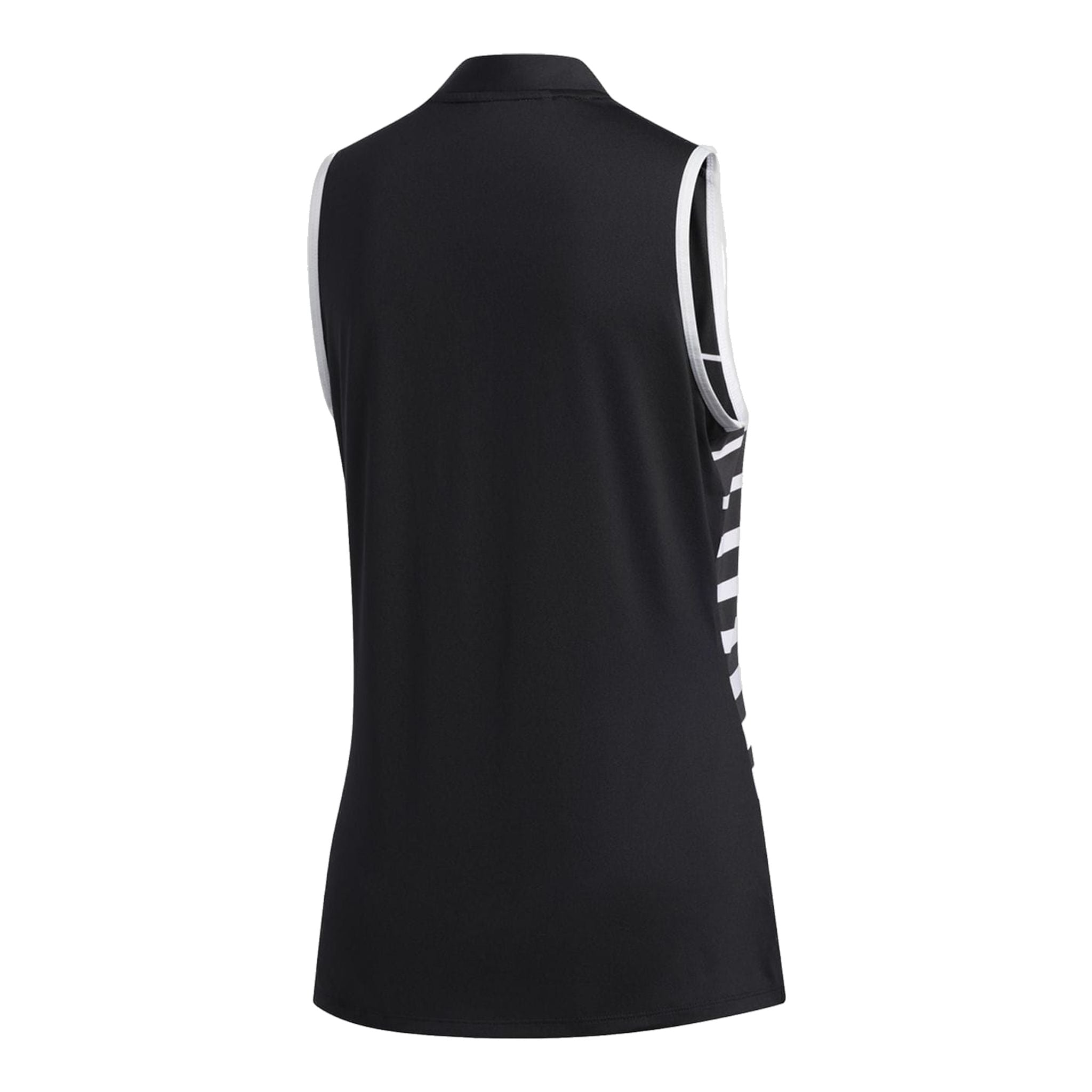 Adidas W Engineered Stripe SL Polo Nero/Bianco Donna