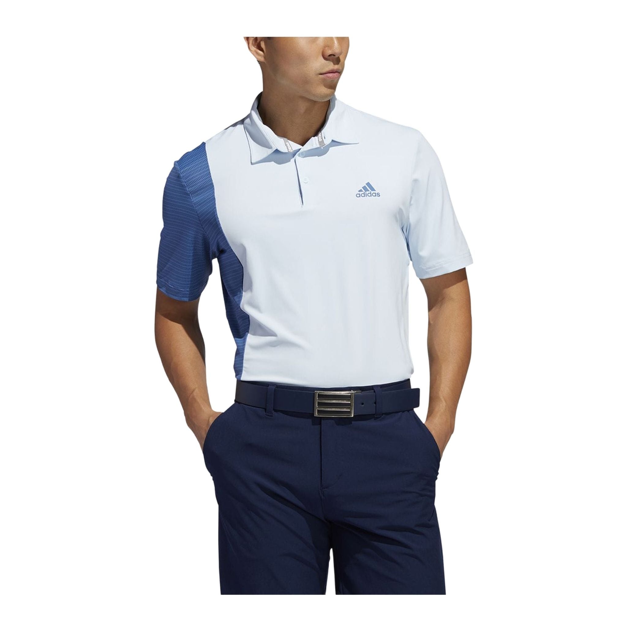 Adidas Ultimate 365 Blocked Polo Sky Tint/Royal/Blu Navy Uomo