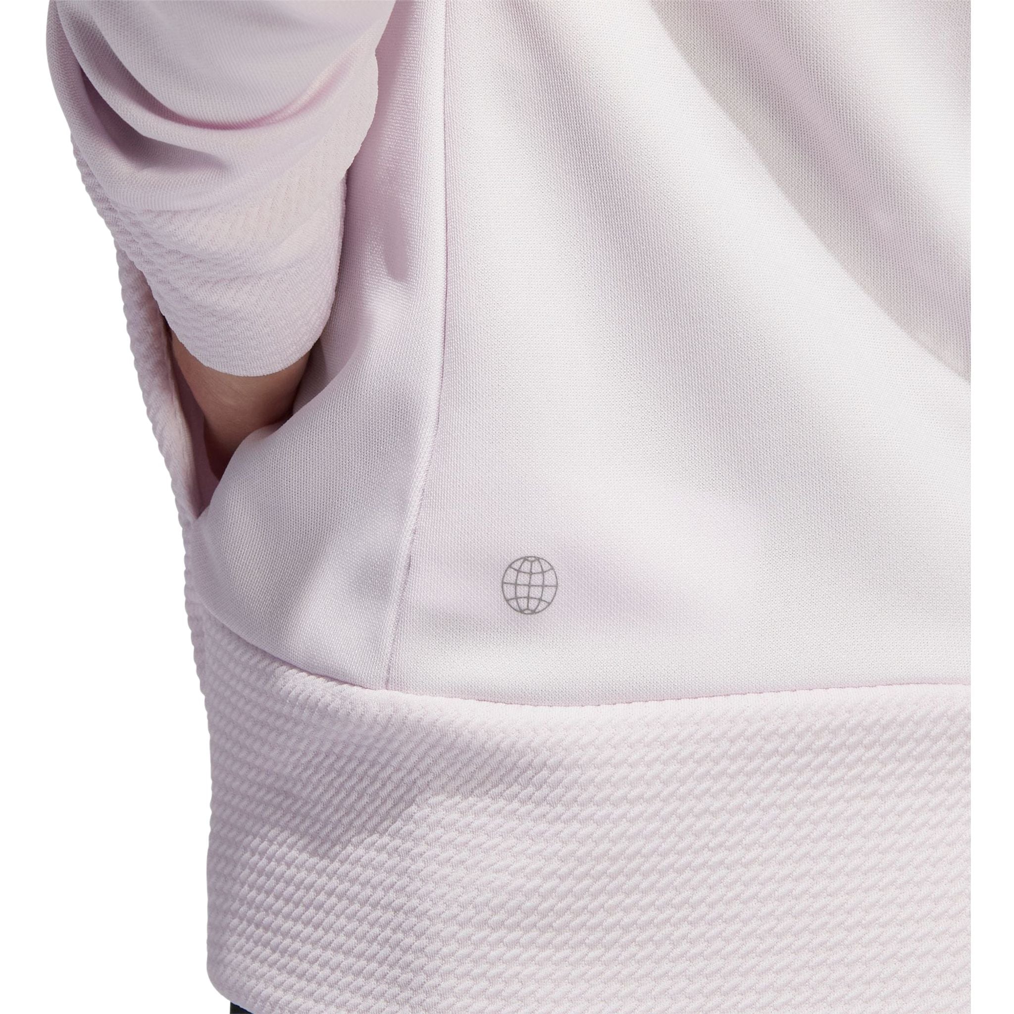 Giacca Adidas W Texture Full Zip quasi rosa da donna