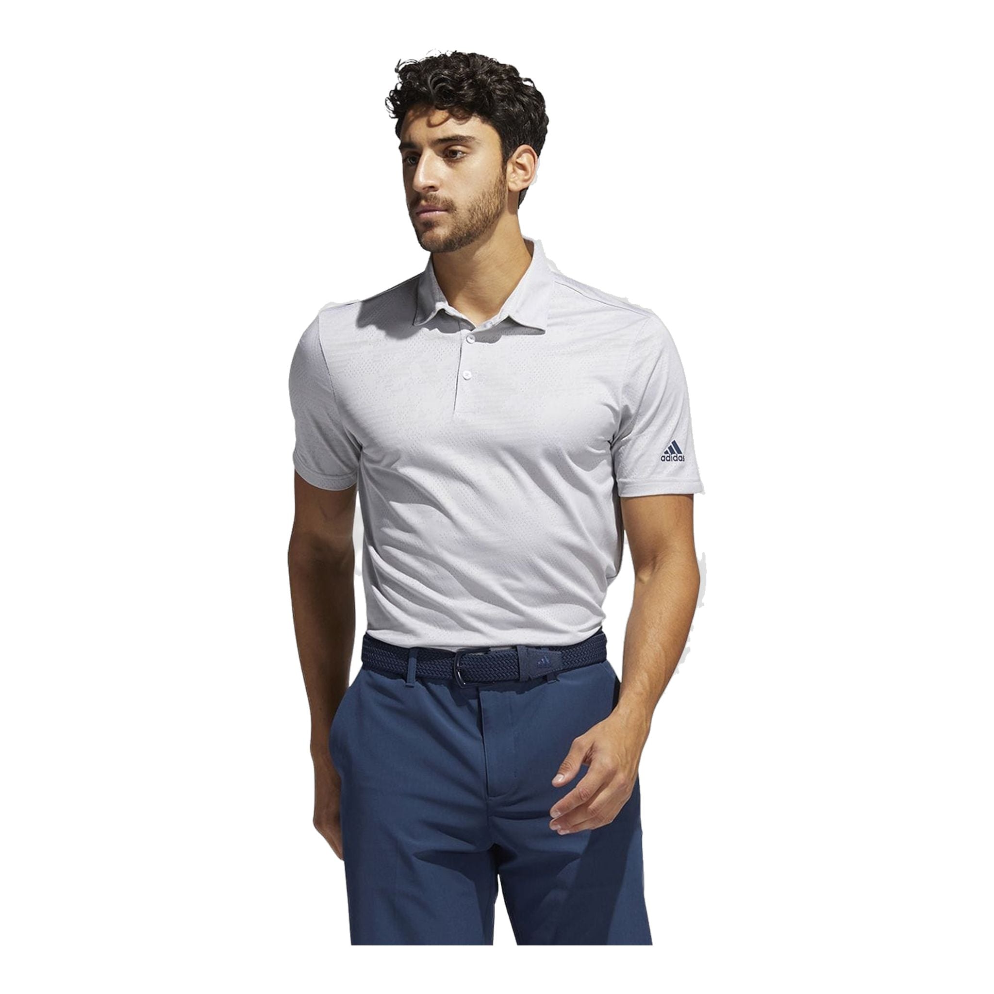 Polo Adidas Camo SS Bianco/Grigio Uomo