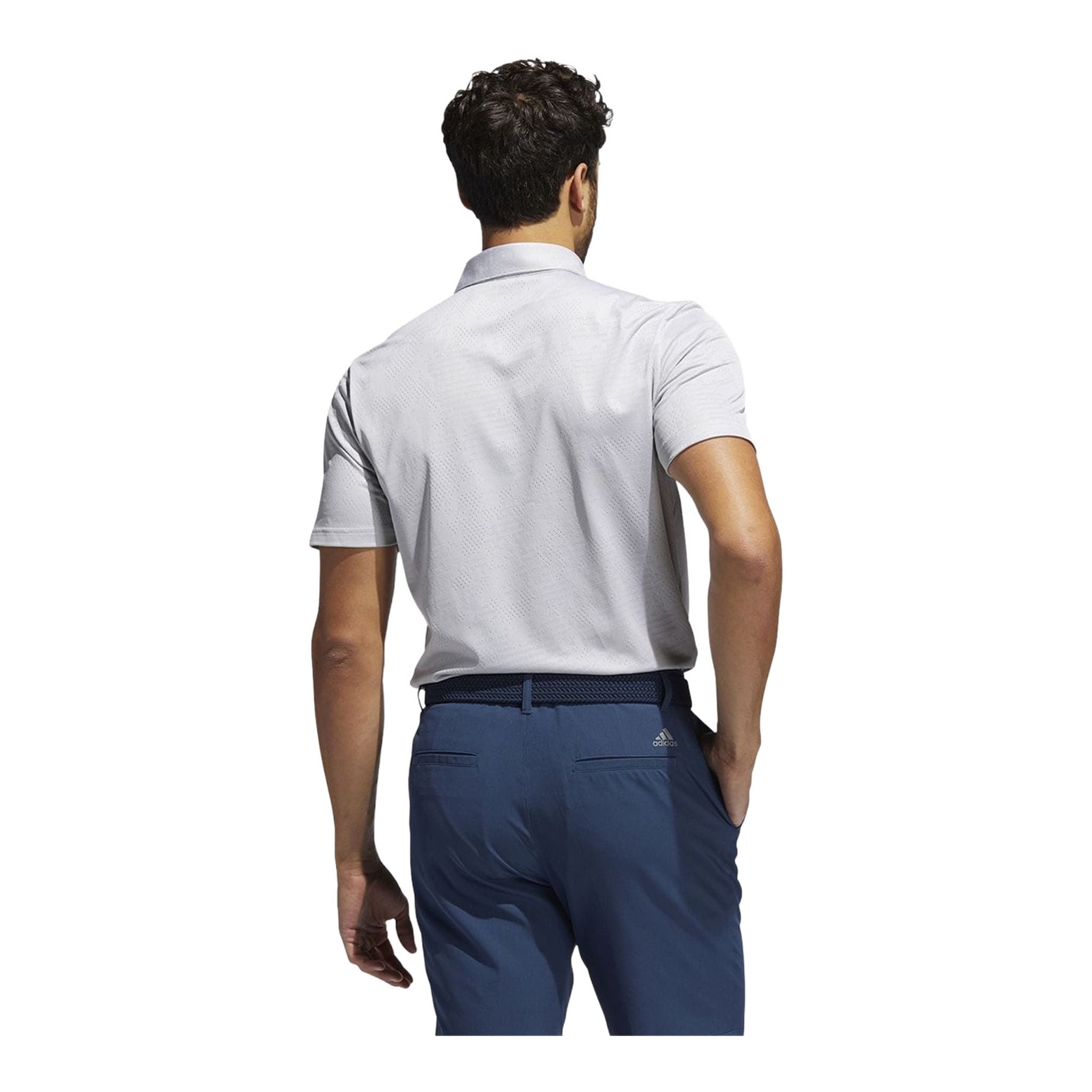 Polo Adidas Camo SS Bianco/Grigio Uomo