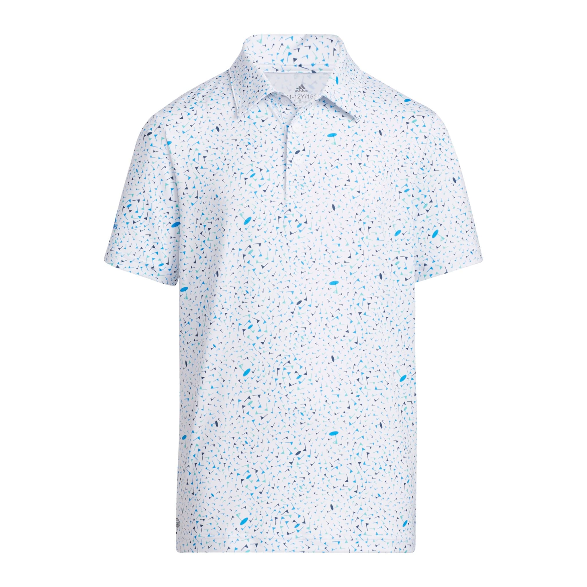 Adidas Jr. Polo Bandiera Blu Rush