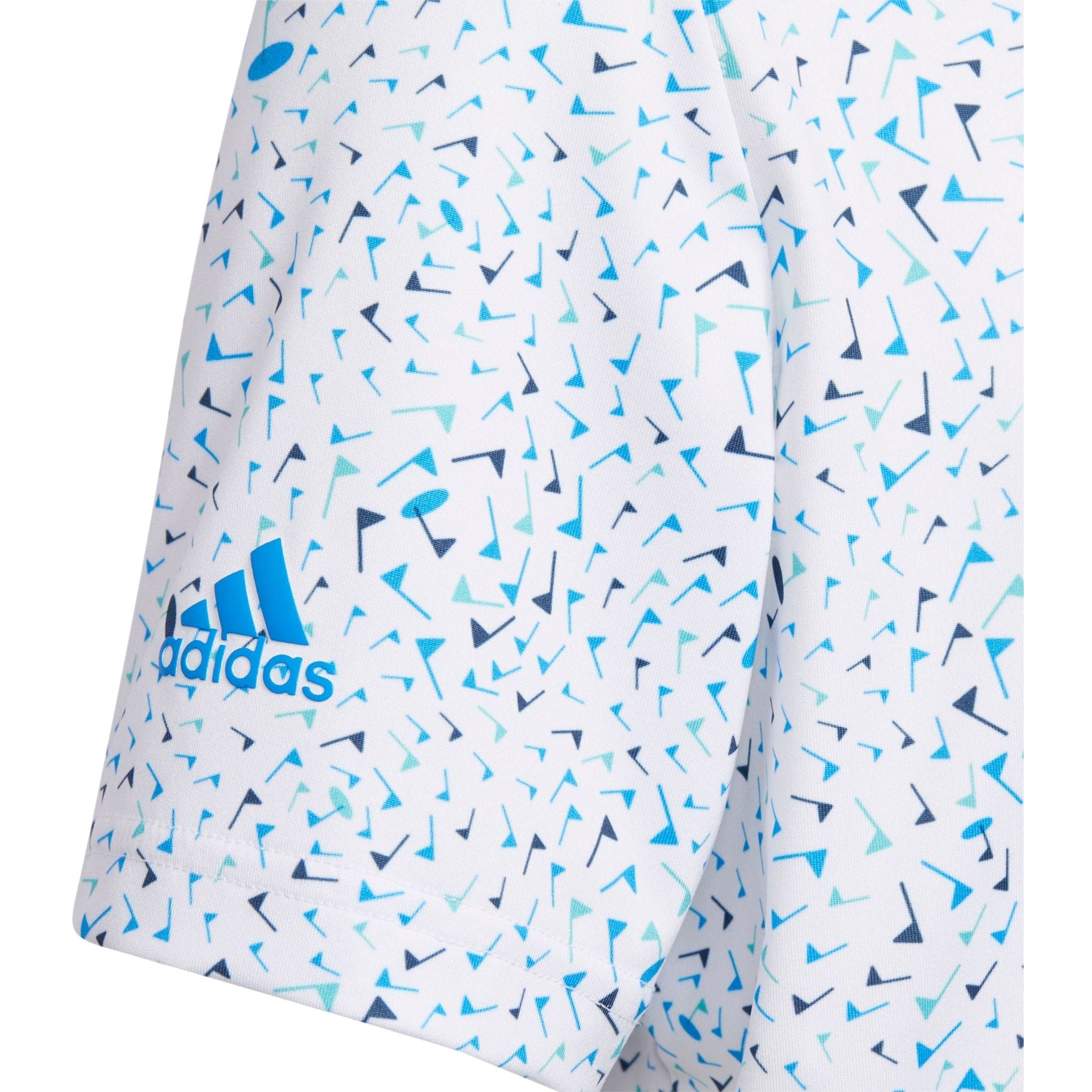 Adidas Jr. Polo Flag Blue Rush da uomo